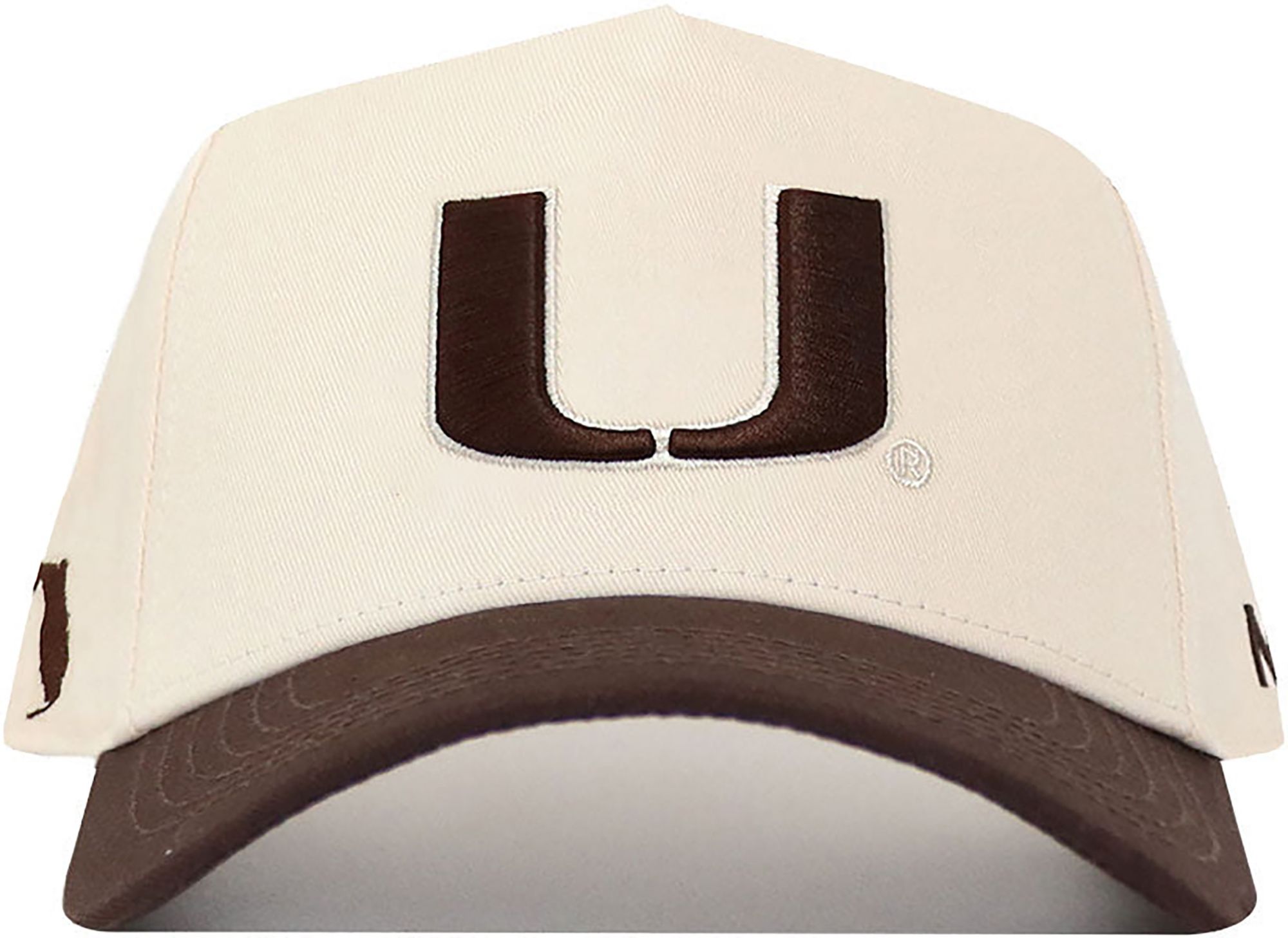 No Rivals Adult Miami Hurricanes Brown Espresso Adjustable Snapback Hat product image