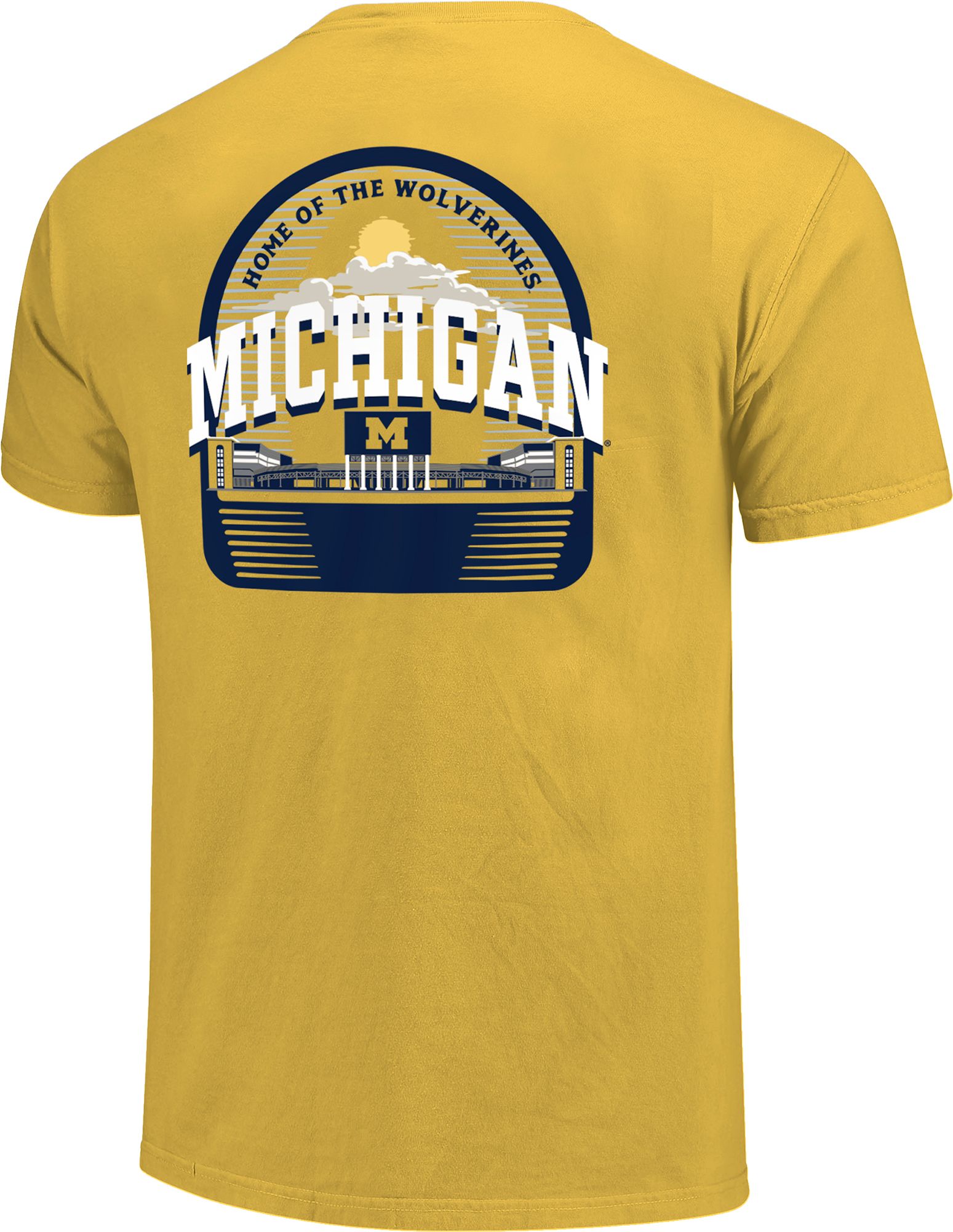 Image One Michigan Wolverines Maize Stadium T-Shirt product image