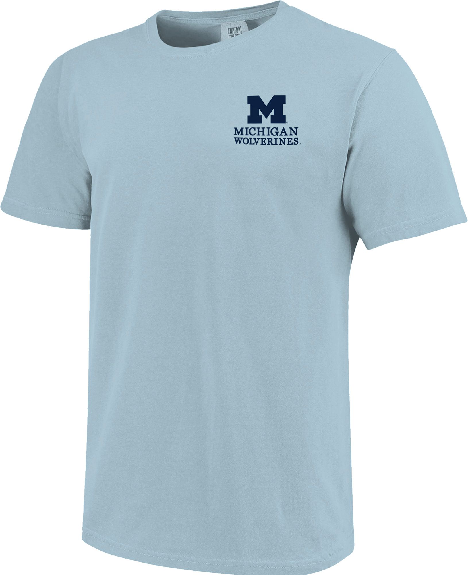 Image One Men's Michigan Wolverines Chambray Americana Mascot 250 T-Shirt product image
