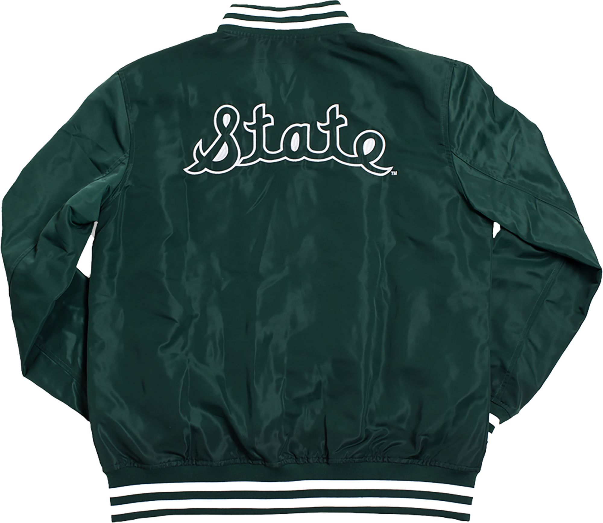 Homefield Men's Michigan State Spartans Navy Bomber Jacket product image