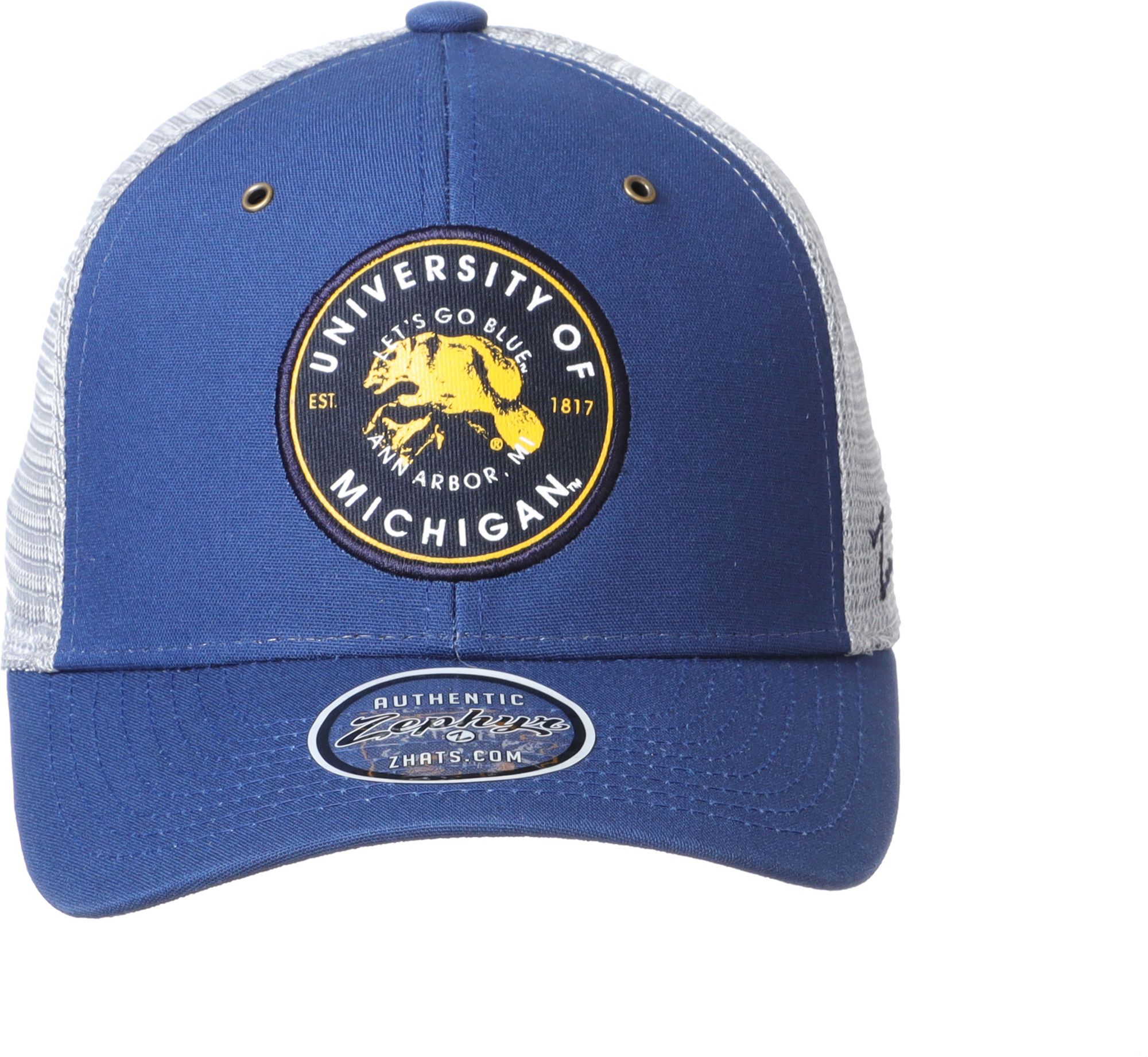 Zephyr Men's Michigan Wolverines Blue Trailhead Adjustable Hat product image
