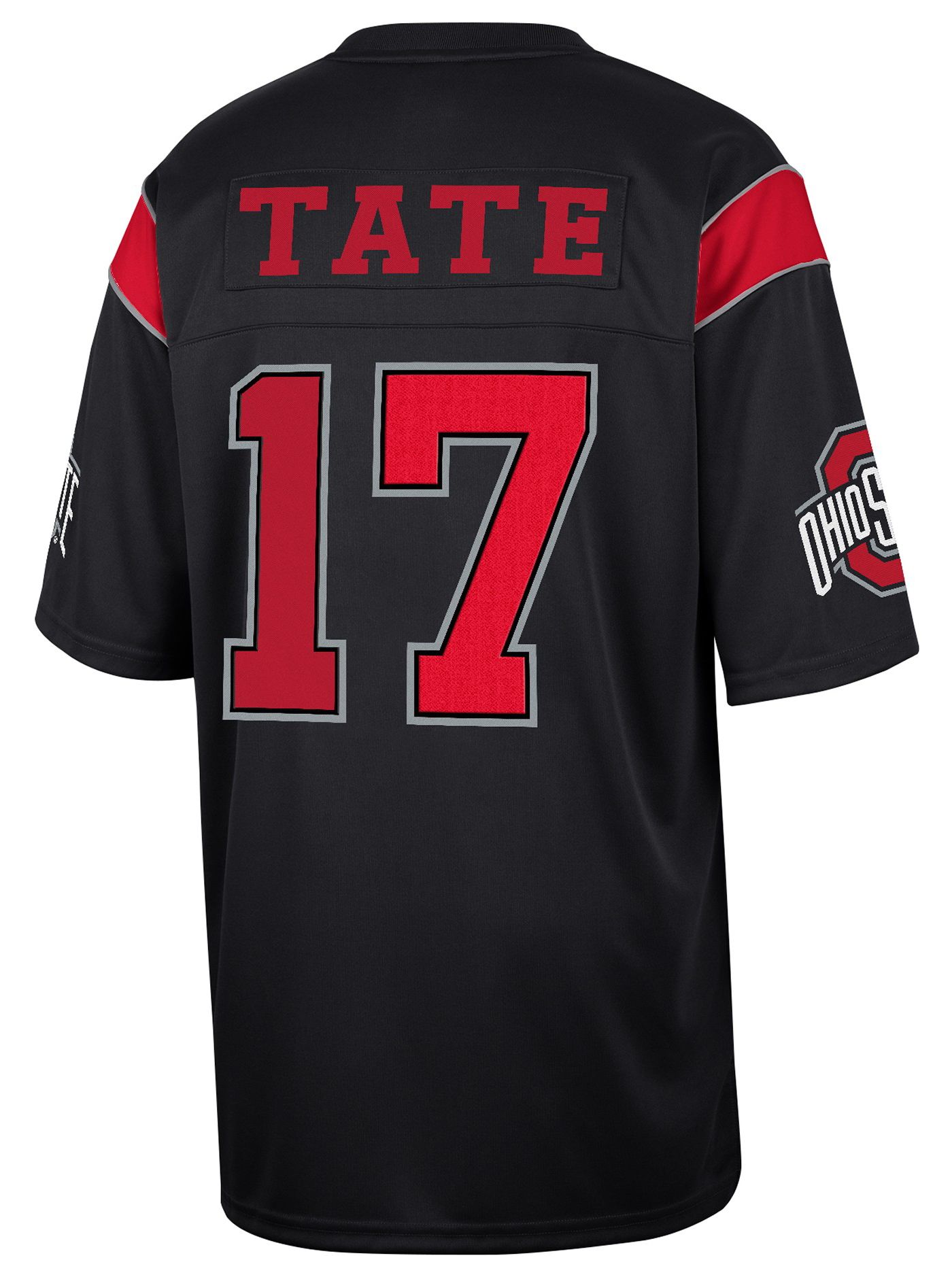 Colosseum Men s Ohio State Buckeyes Carnell Tate 17 Black Football Jersey Dick s Sporting Goods