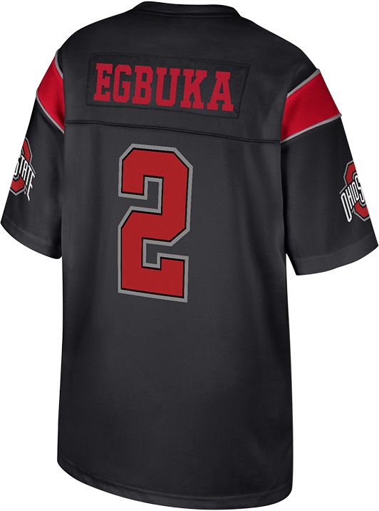 Colosseum Youth Ohio State Buckeyes Emeka Egbuka #2 Black Football Jersey product image