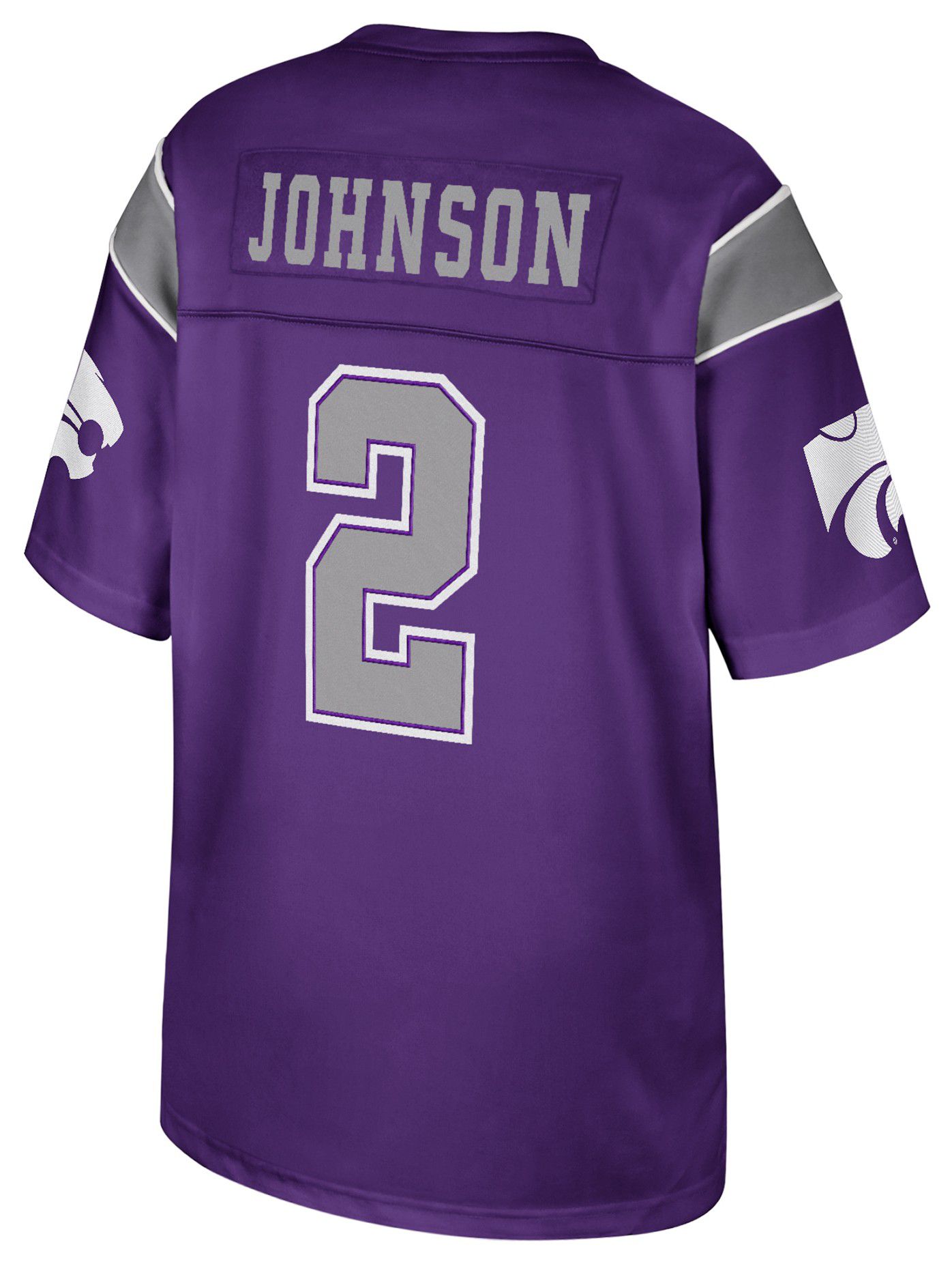 Colosseum Youth Kansas State Wildcats Avery Johnson #2 Purple Football Jersey product image