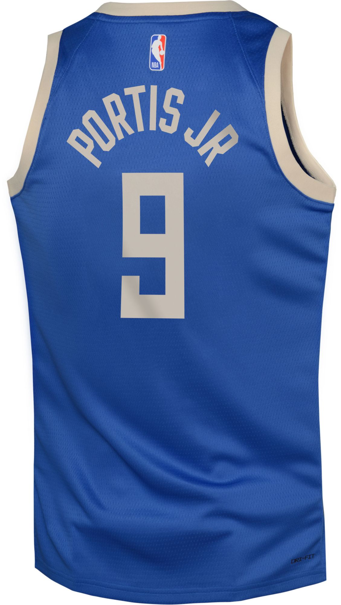 Nike Youth 2023-24 City Edition Milwaukee Bucks Bobby Portis Jr. # 9 Swingman Jersey product image