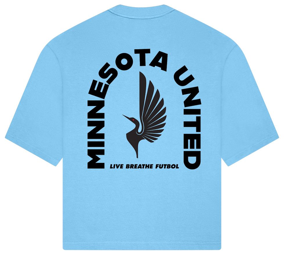 Live Breathe Futbol Adult Minnesota United FC Light Blue 2026 Tunnel Home T-Shirt product image