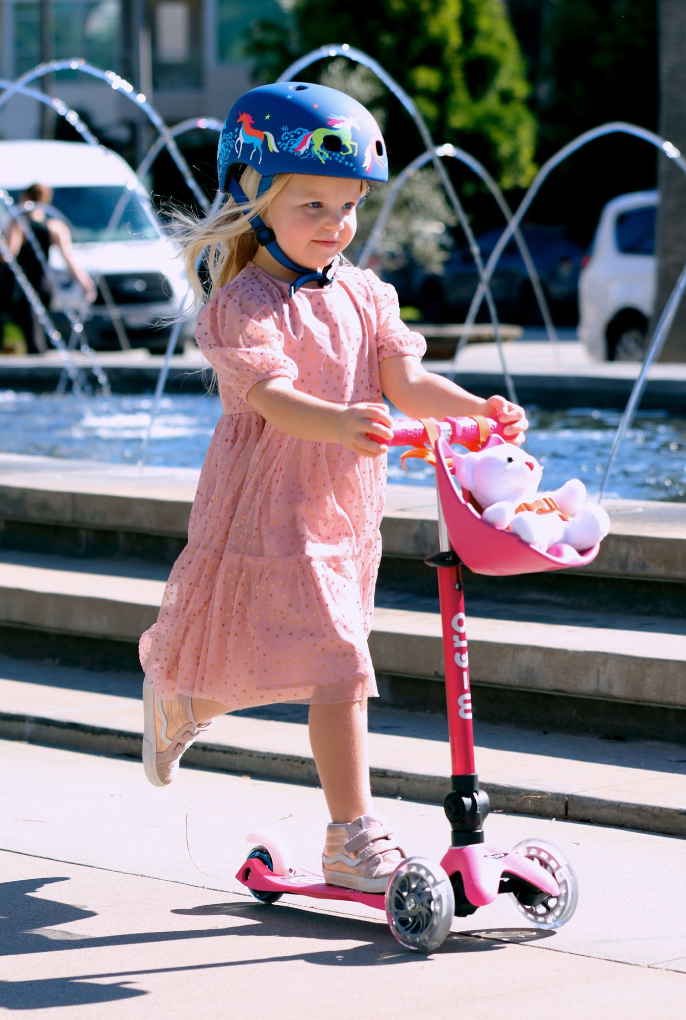 Micro Kickboard Mini Foldable LED Scooter product image