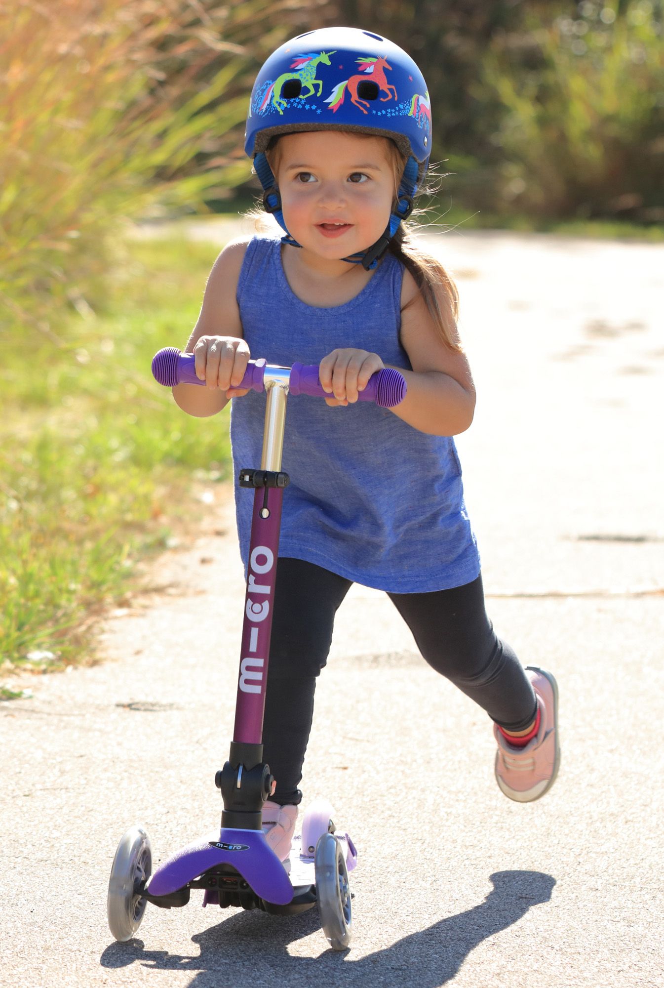 Micro Kickboard Mini Foldable LED Scooter product image