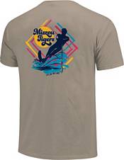Image One Men's Missouri Tigers Grey Riding the Wake T-Shirt product image