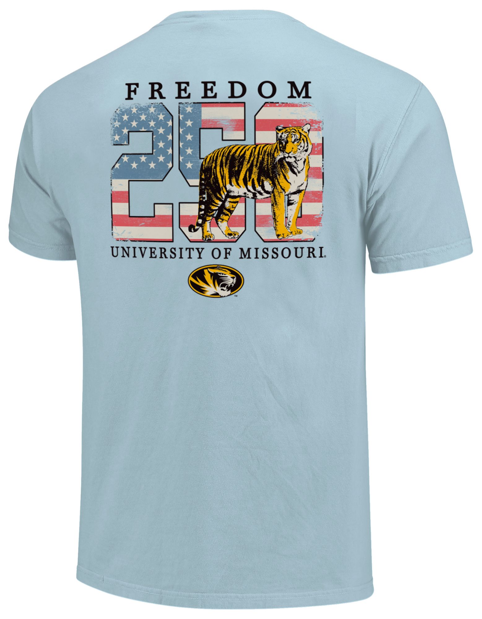 Image One Men's Missouri Tigers Chambray Mascot 250 T-Shirt product image