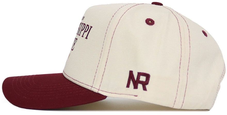 No Rivals Adult Mississippi State Bulldogs Maroon Vintage Adjustable Snapback Hat product image