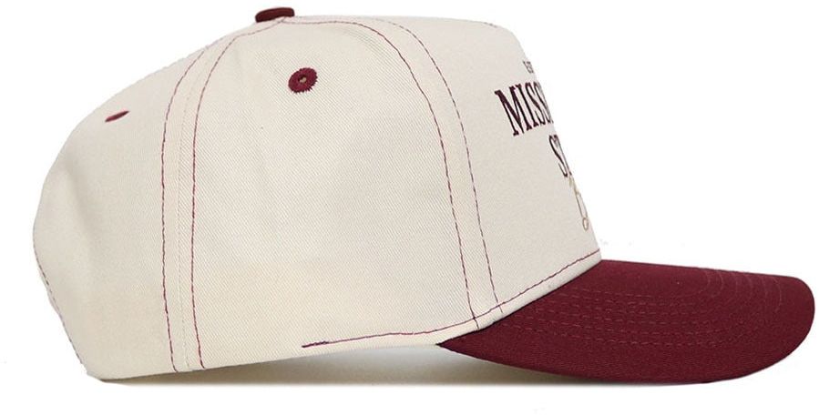 No Rivals Adult Mississippi State Bulldogs Maroon Vintage Adjustable Snapback Hat product image