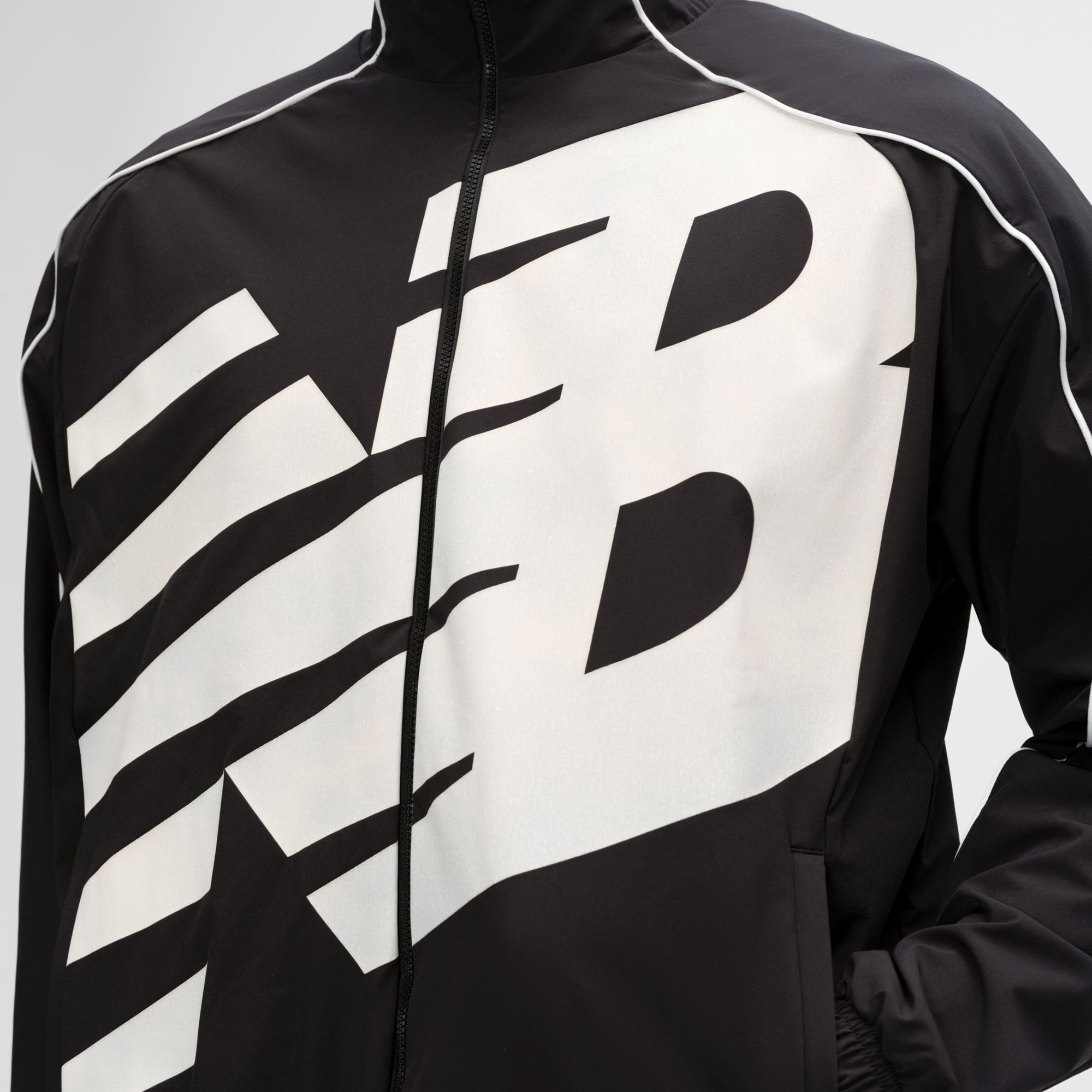 New Balance Men's Basketball Oversized Printed Woven Jacket product image
