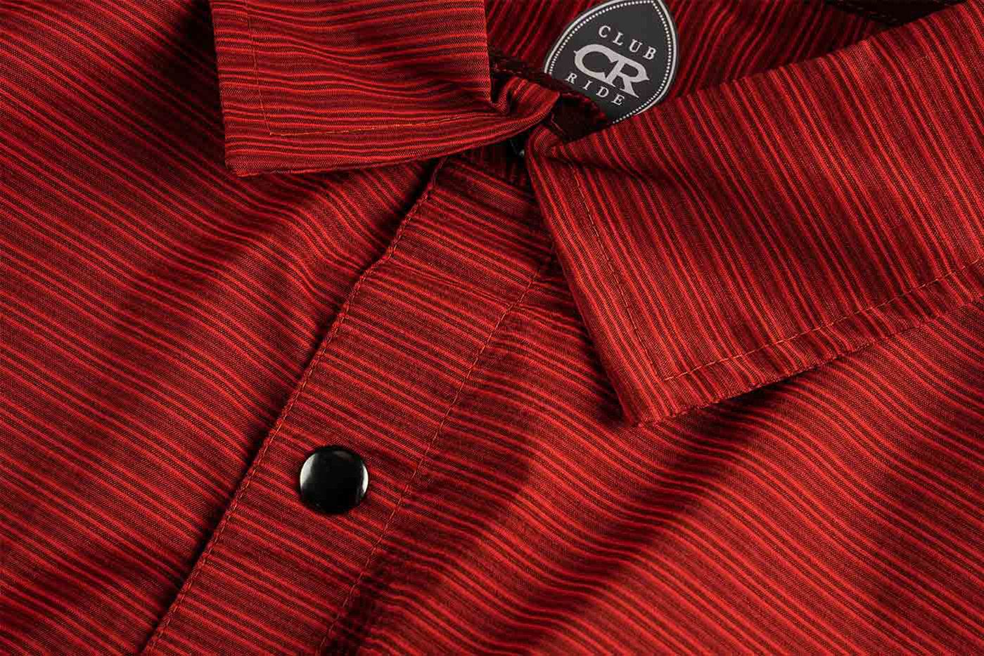 Club Ride Men's Vibe Town To Trail Modern Stripe Shirt product image