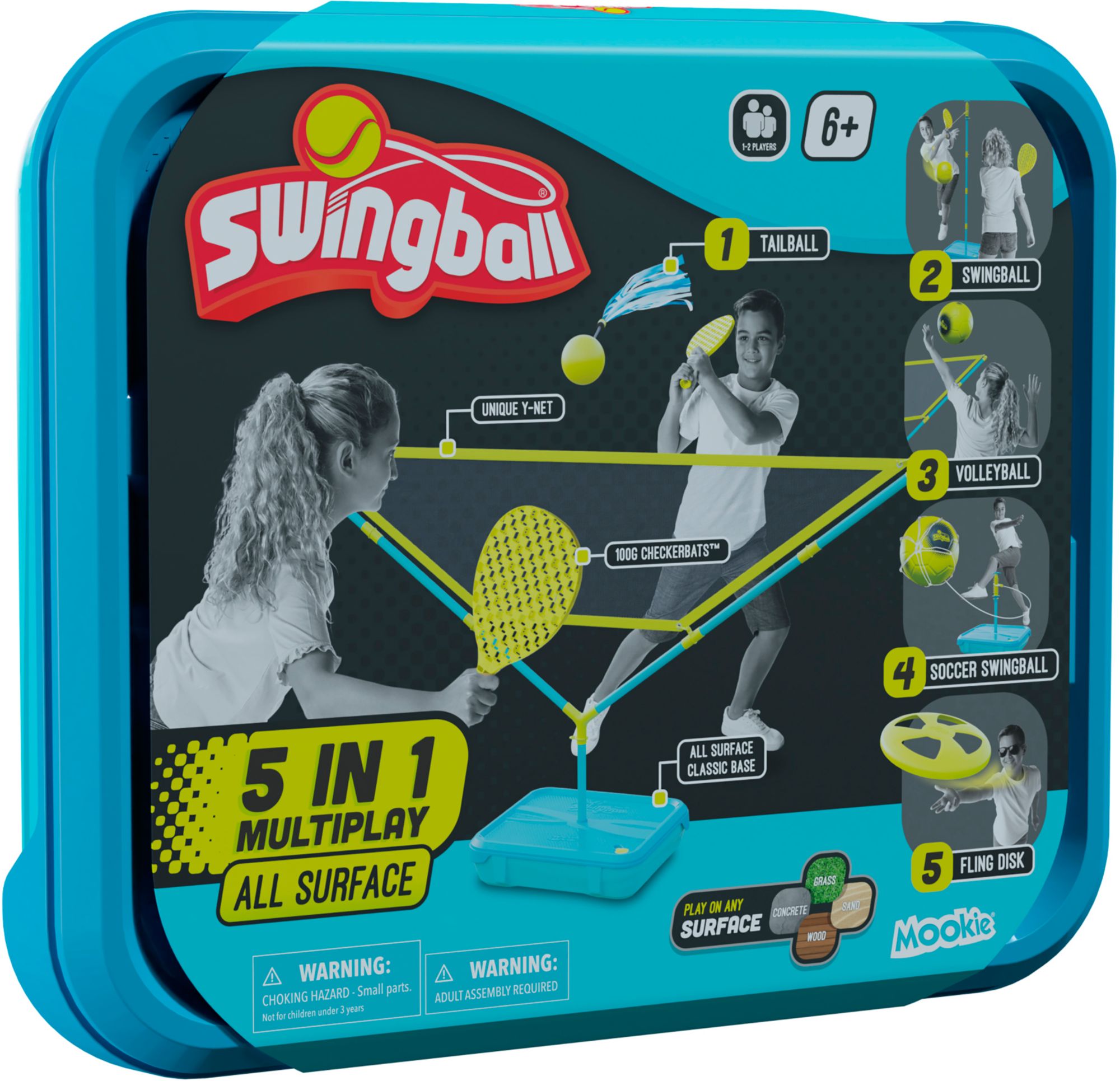 National Sporting Goods Swingball 5 in 1 Outdoor Game Set product image