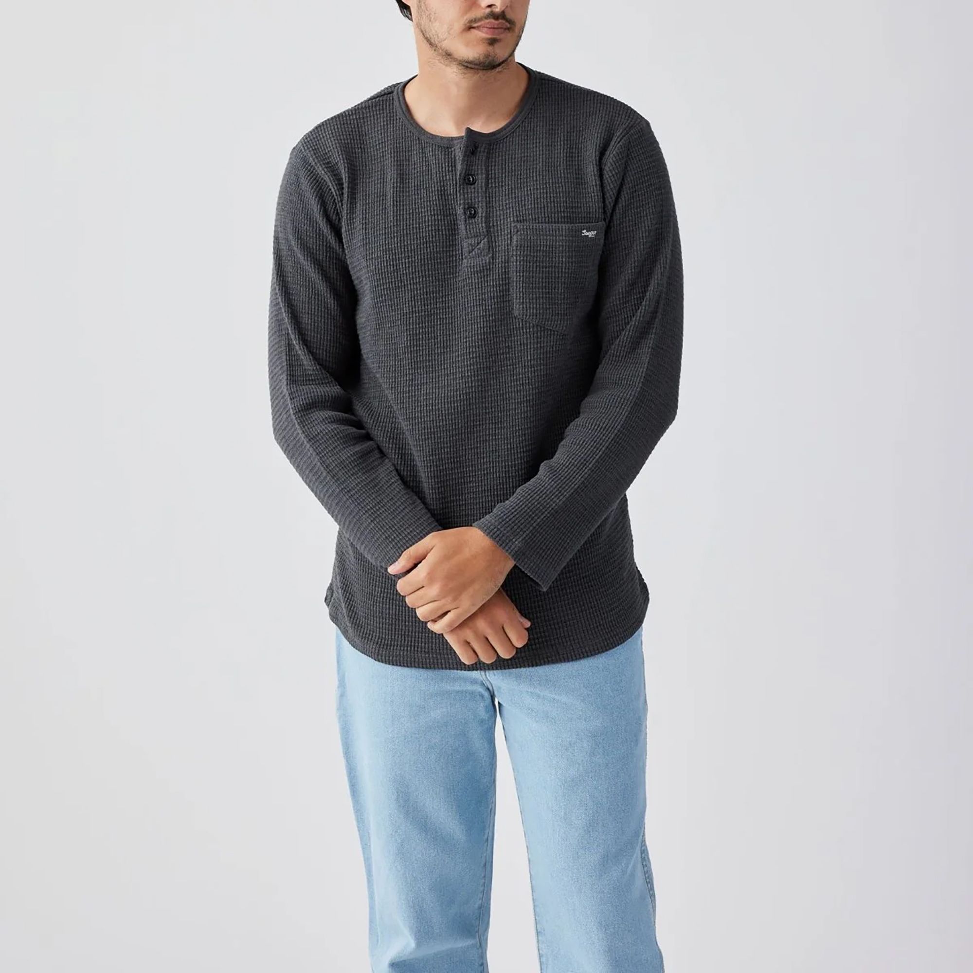 Seager Men's Sawpit Long Sleeve Henley Shirt product image