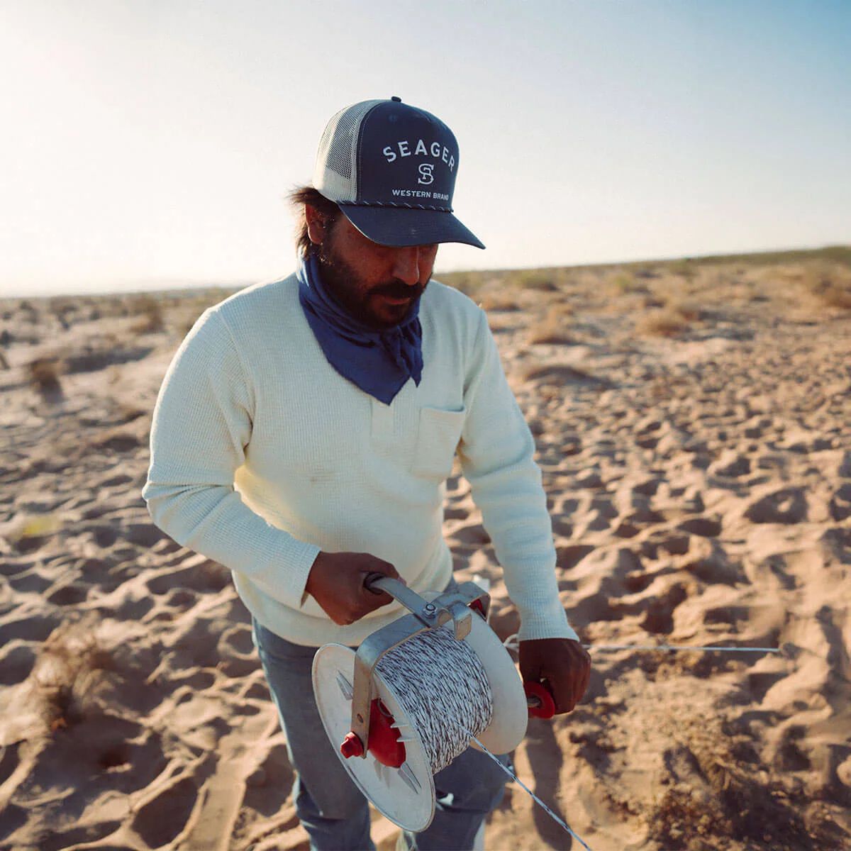 Seager Men's Sawpit Long Sleeve Henley Shirt product image