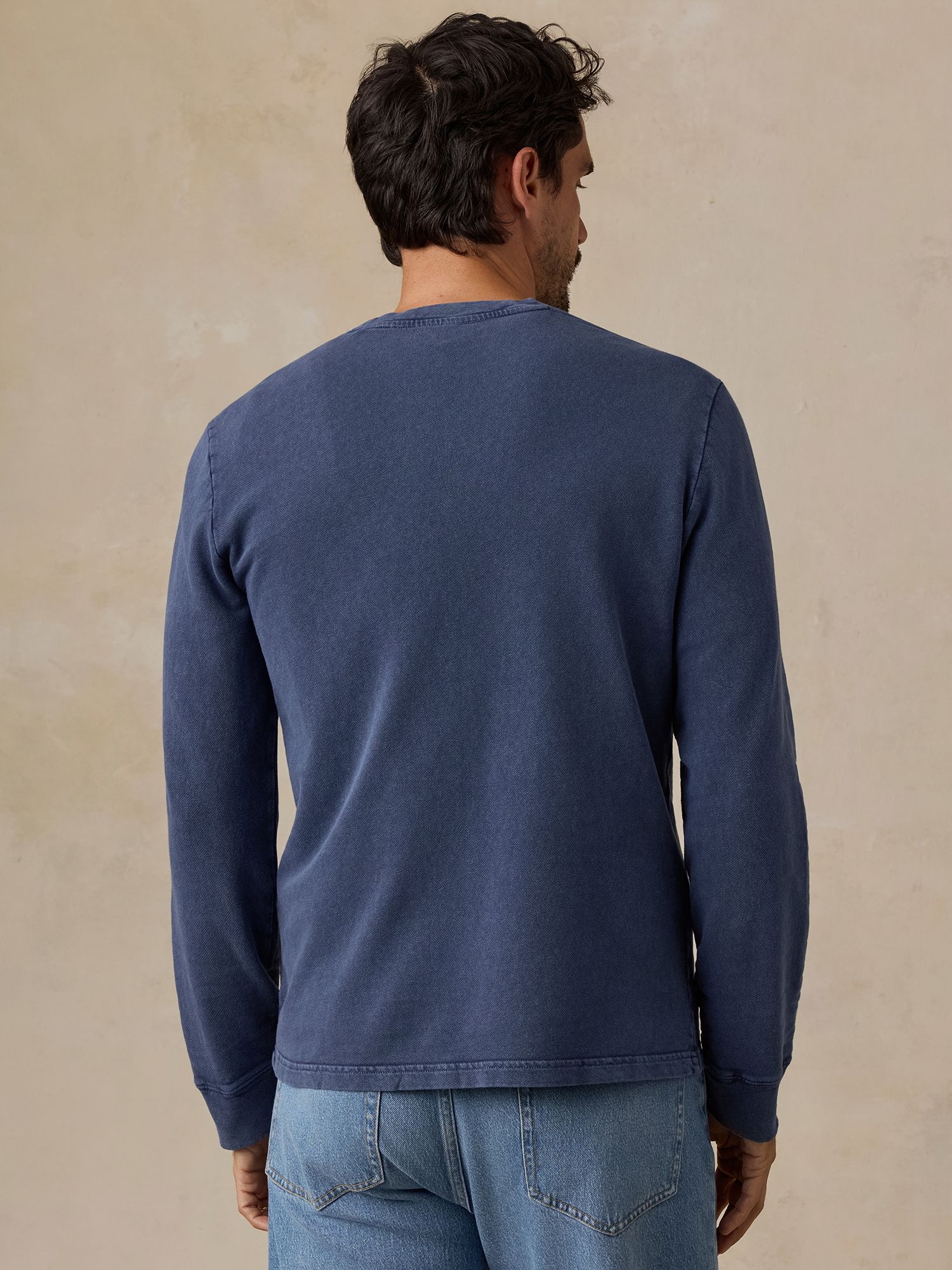 Faherty Men's Recycled Terry Long Sleeve T-Shirt product image