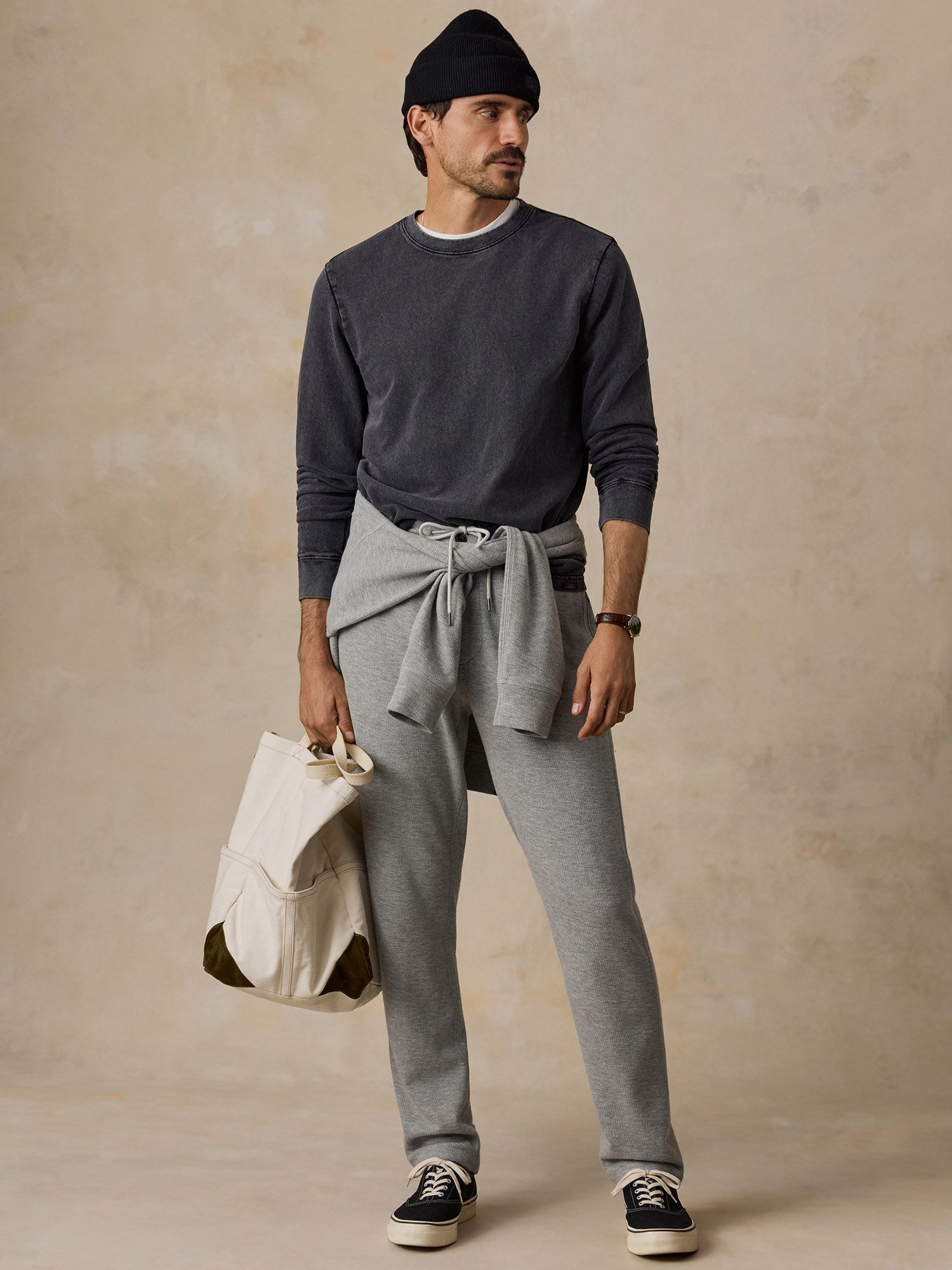 Faherty Men's Recycled Terry Long Sleeve T-Shirt product image