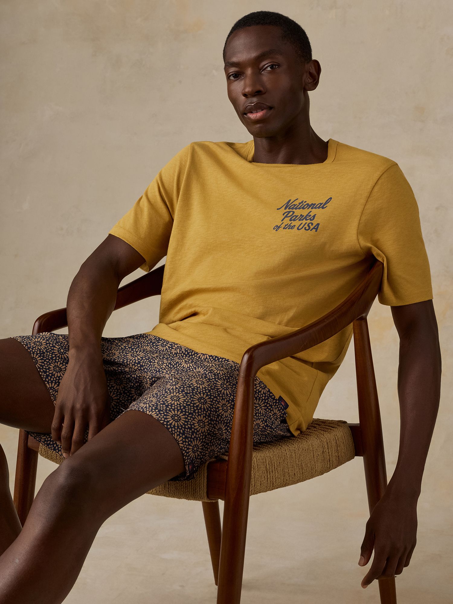 Faherty Men's Parks National Parks USA Sunwashed Short Sleeve T-Shirt product image