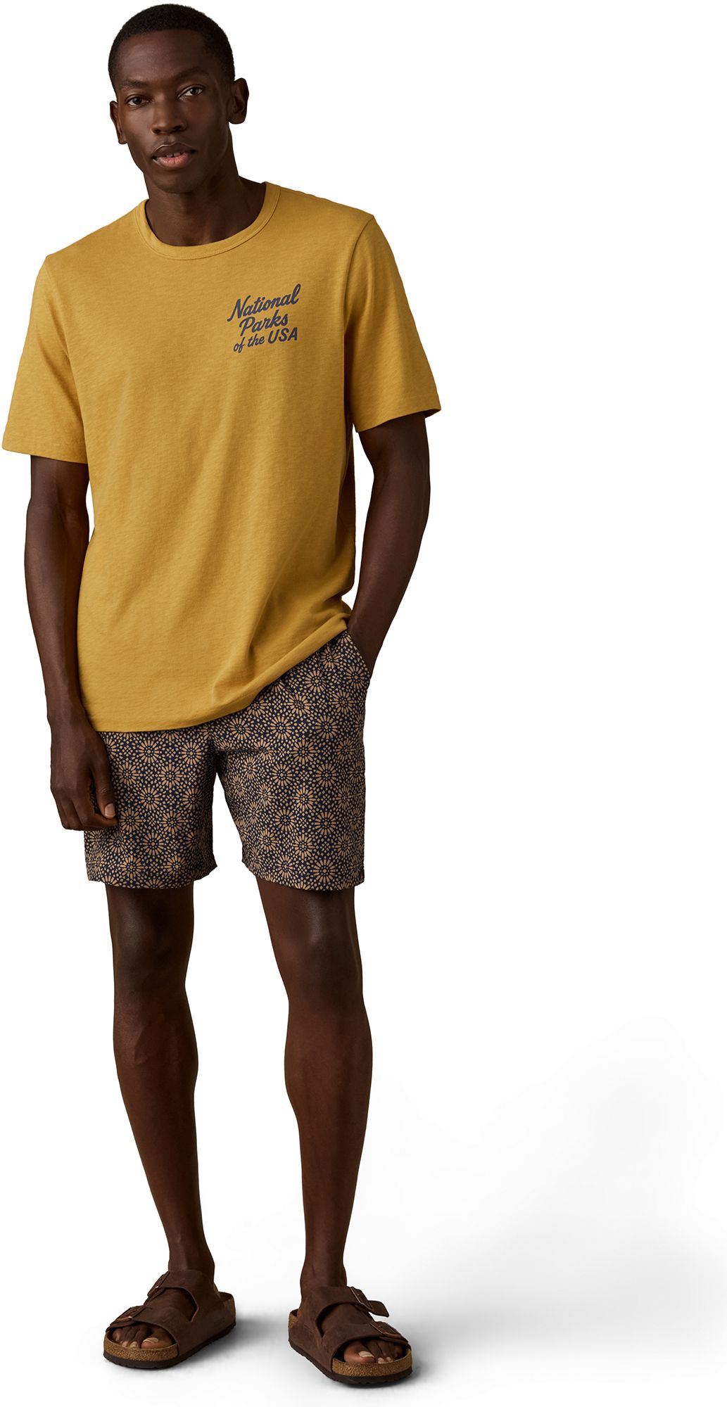 Faherty Men's Parks National Parks USA Sunwashed Short Sleeve T-Shirt product image