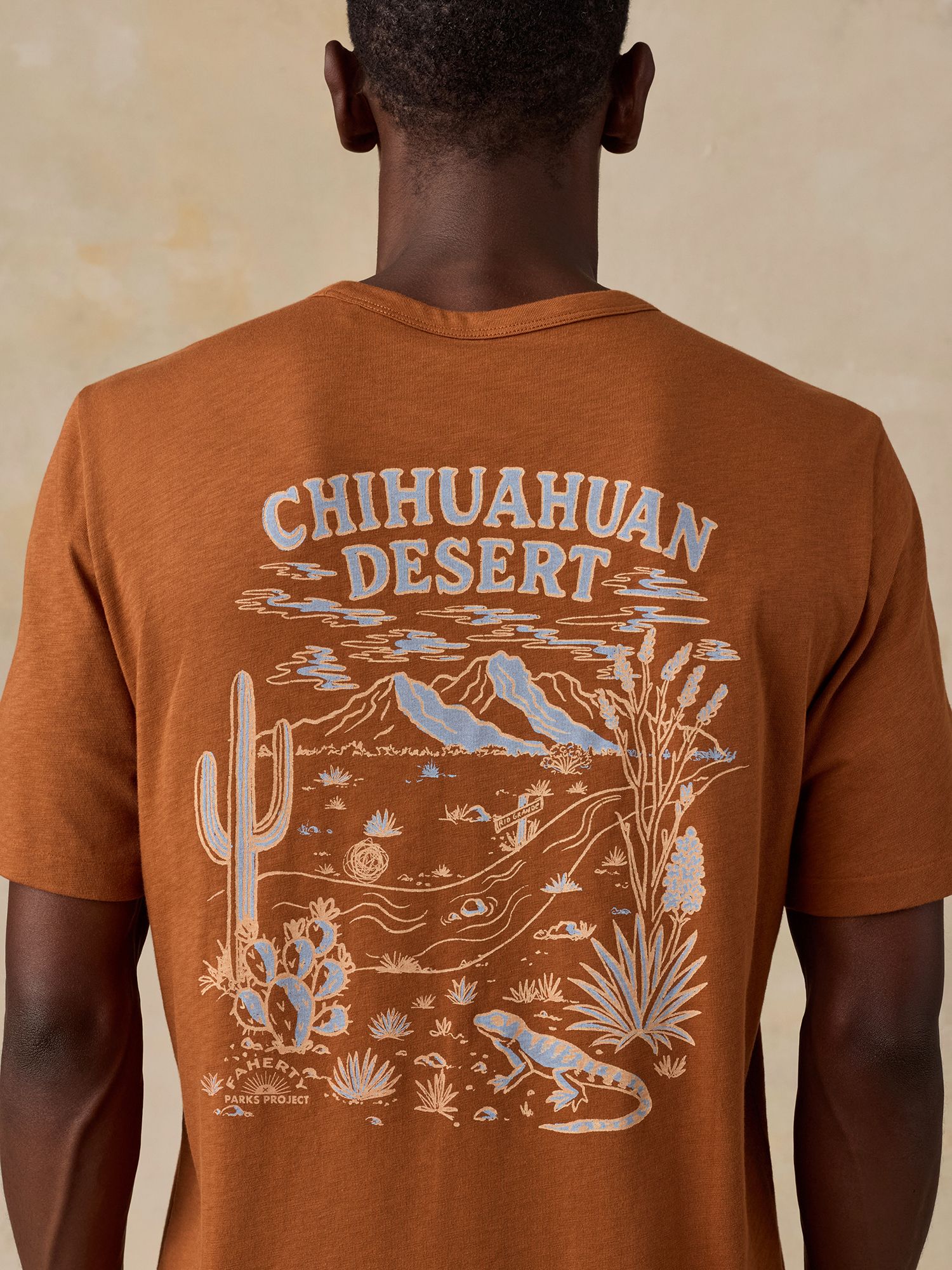 Faherty Men's Parks Chihuahuan Sunwashed Short Sleeve T-Shhirt product image