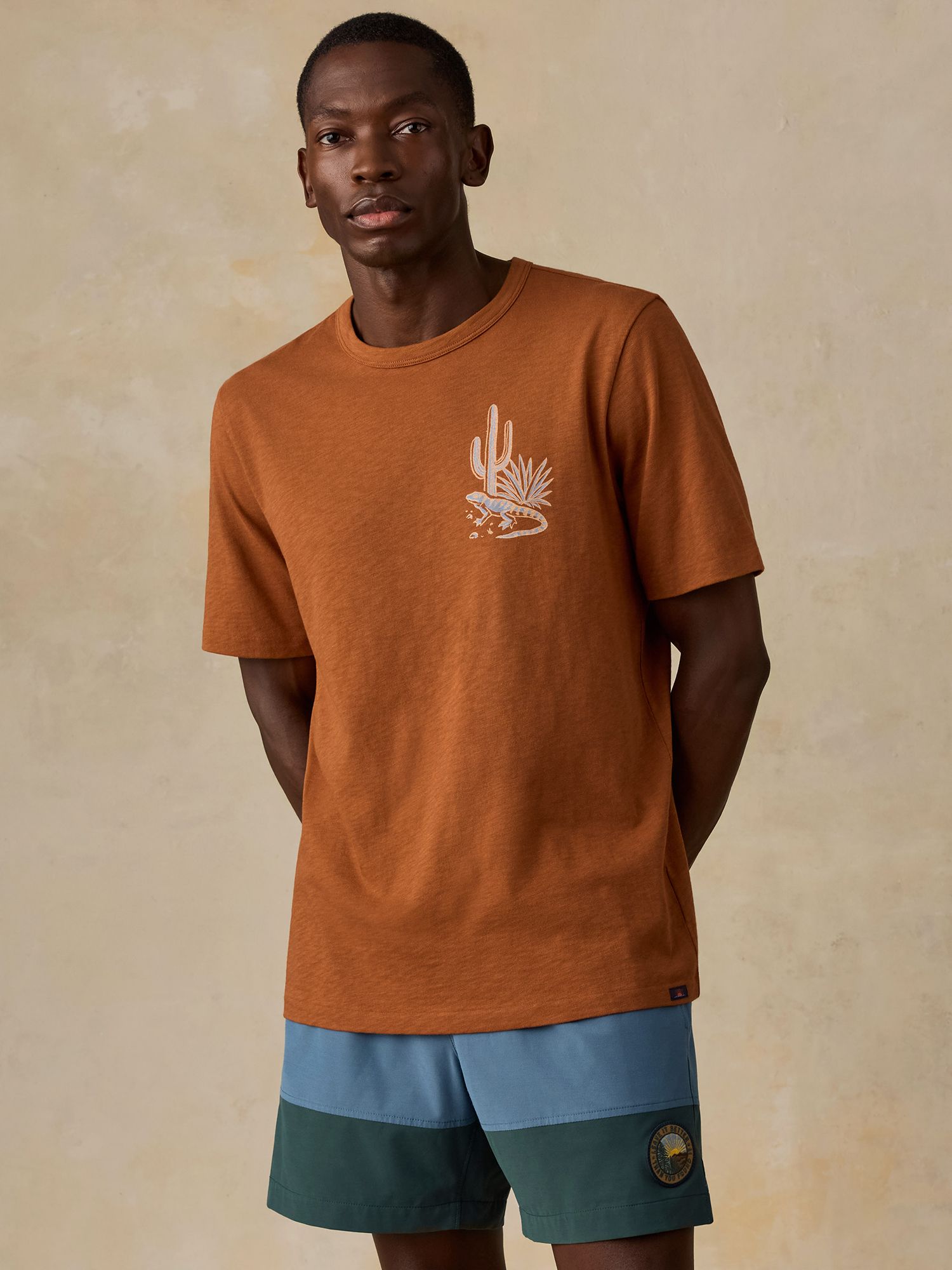 Faherty Men's Parks Chihuahuan Sunwashed Short Sleeve T-Shhirt product image
