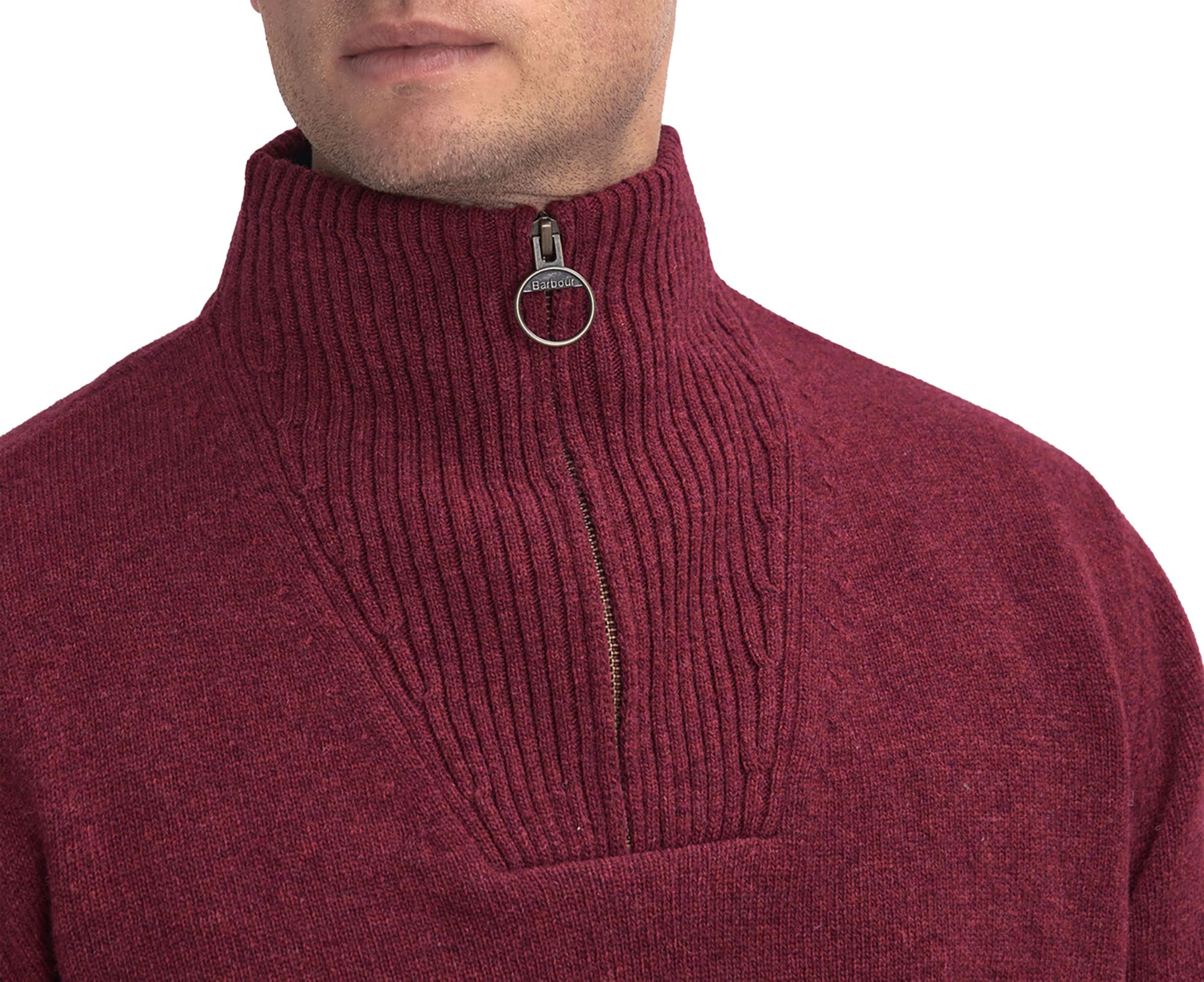 Barbour Men's Nelson Half Zip Knit Jumper product image