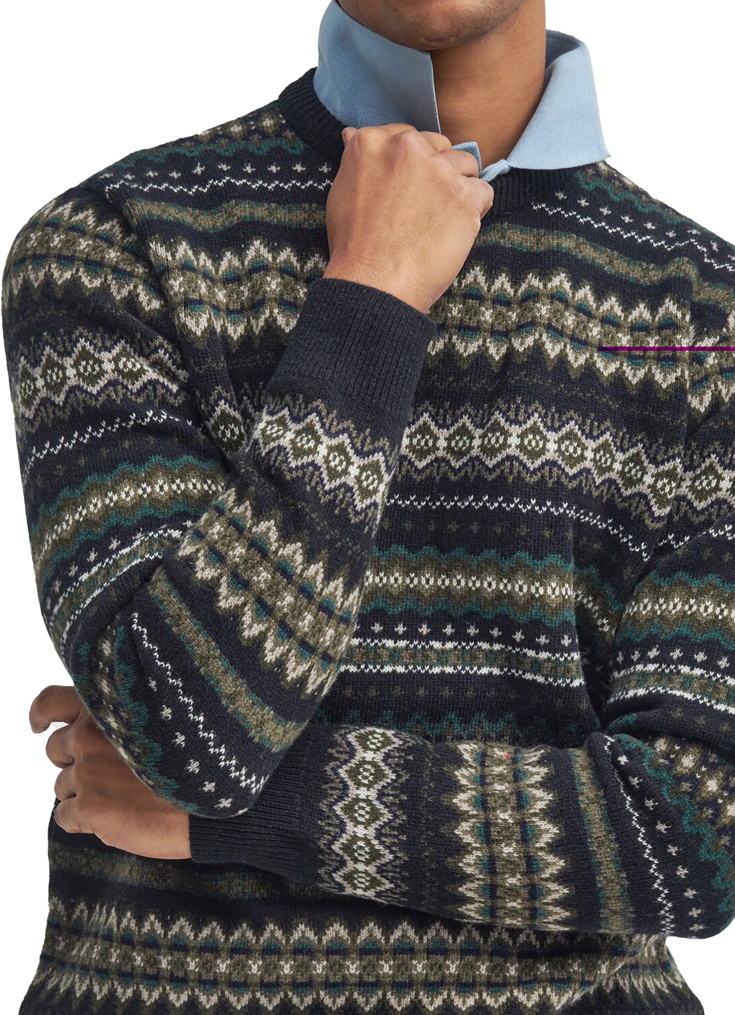 Barbour Men's Case Fair Isle Crewneck Sweater product image