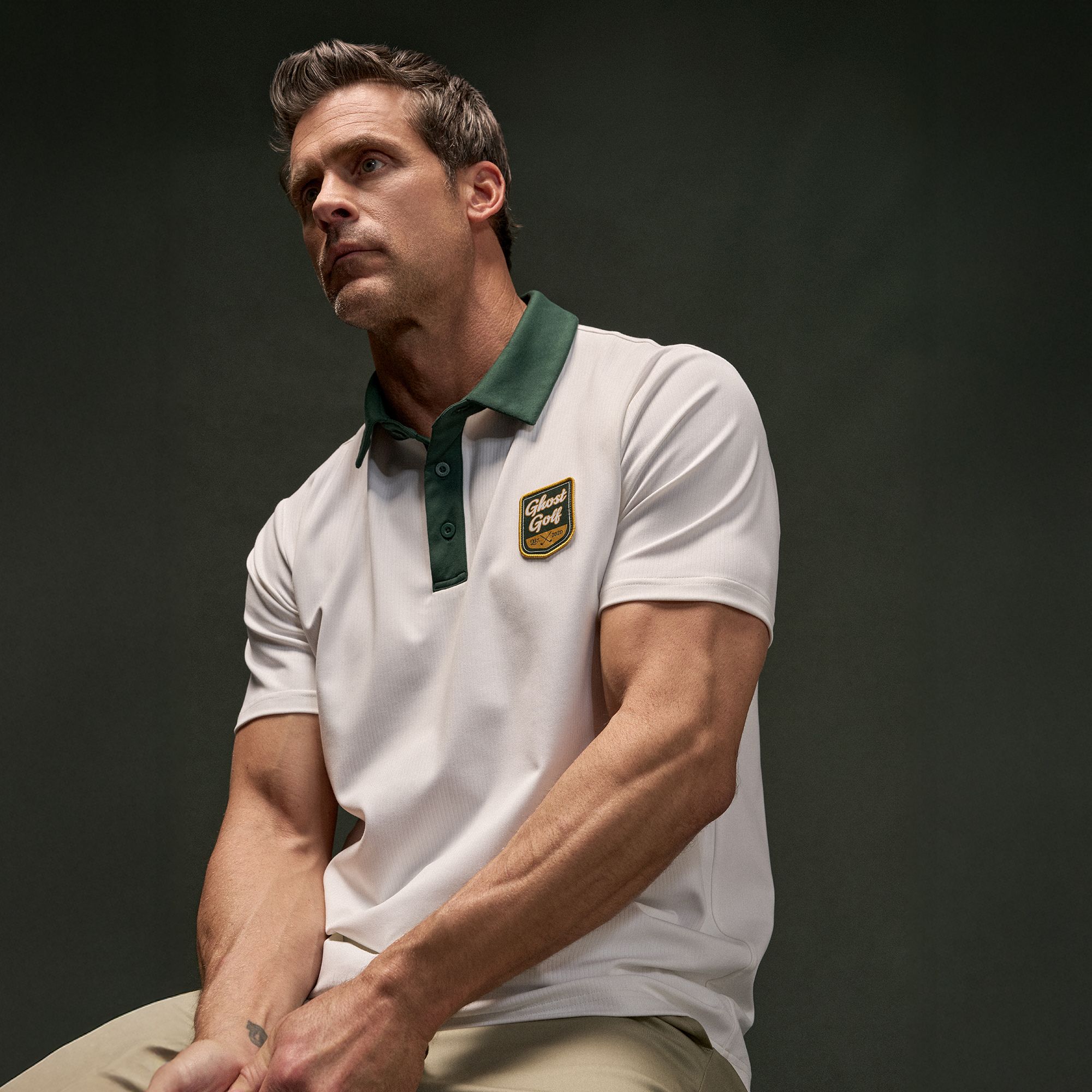 GHOST GOLF Men's Patrons Signature Golf Polo product image