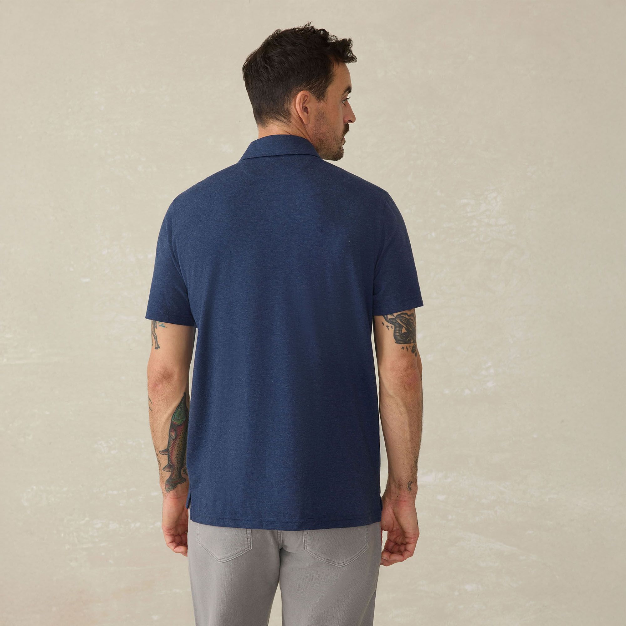 Faherty Men's Movement Short Sleeve Polo product image