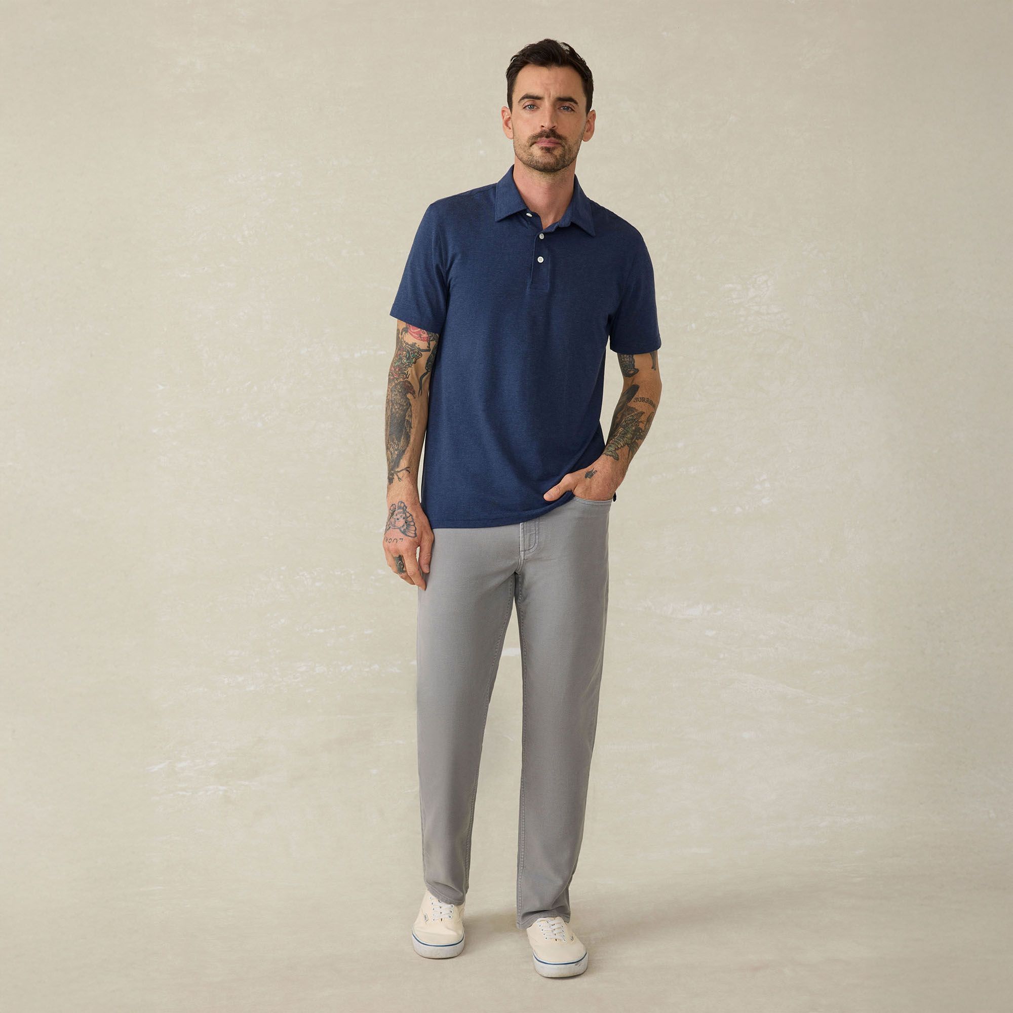 Faherty Men's Movement Short Sleeve Polo product image