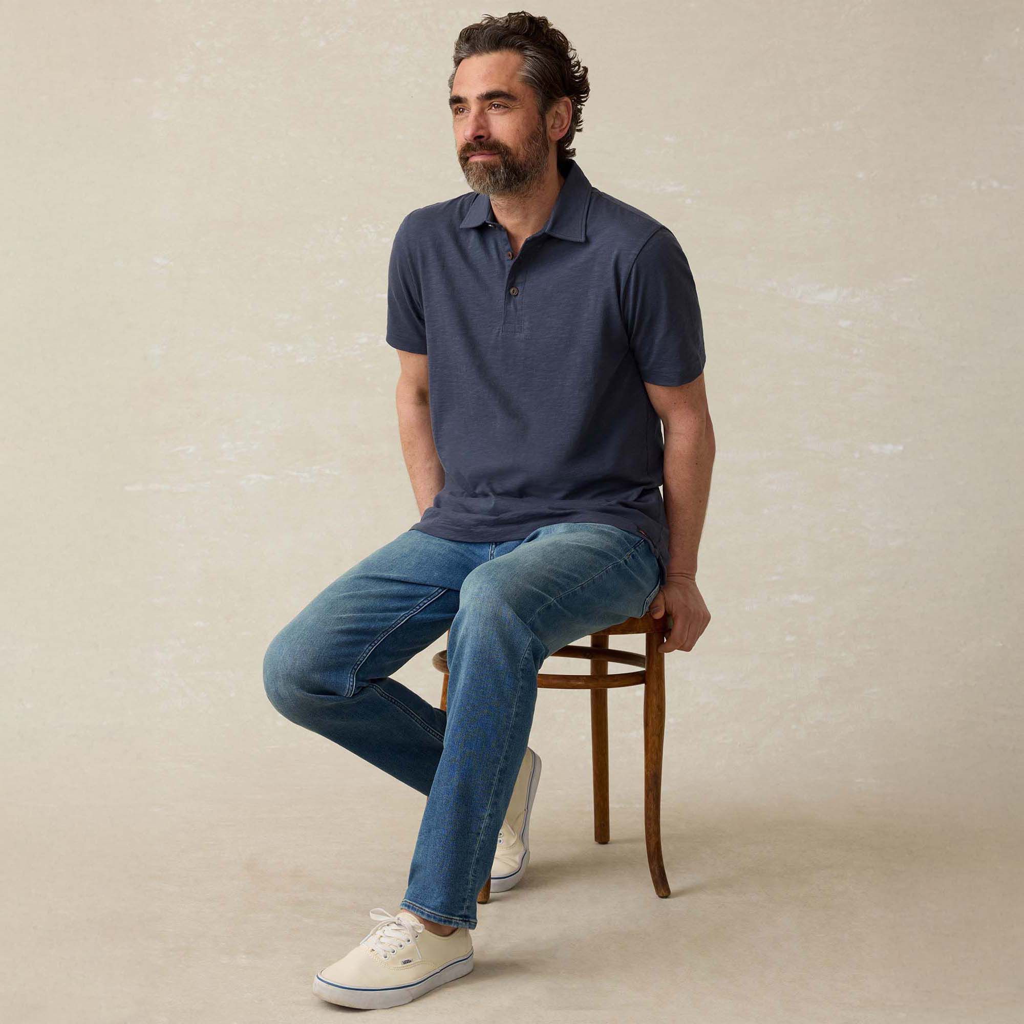 Faherty Men's Sunwashed Polo product image