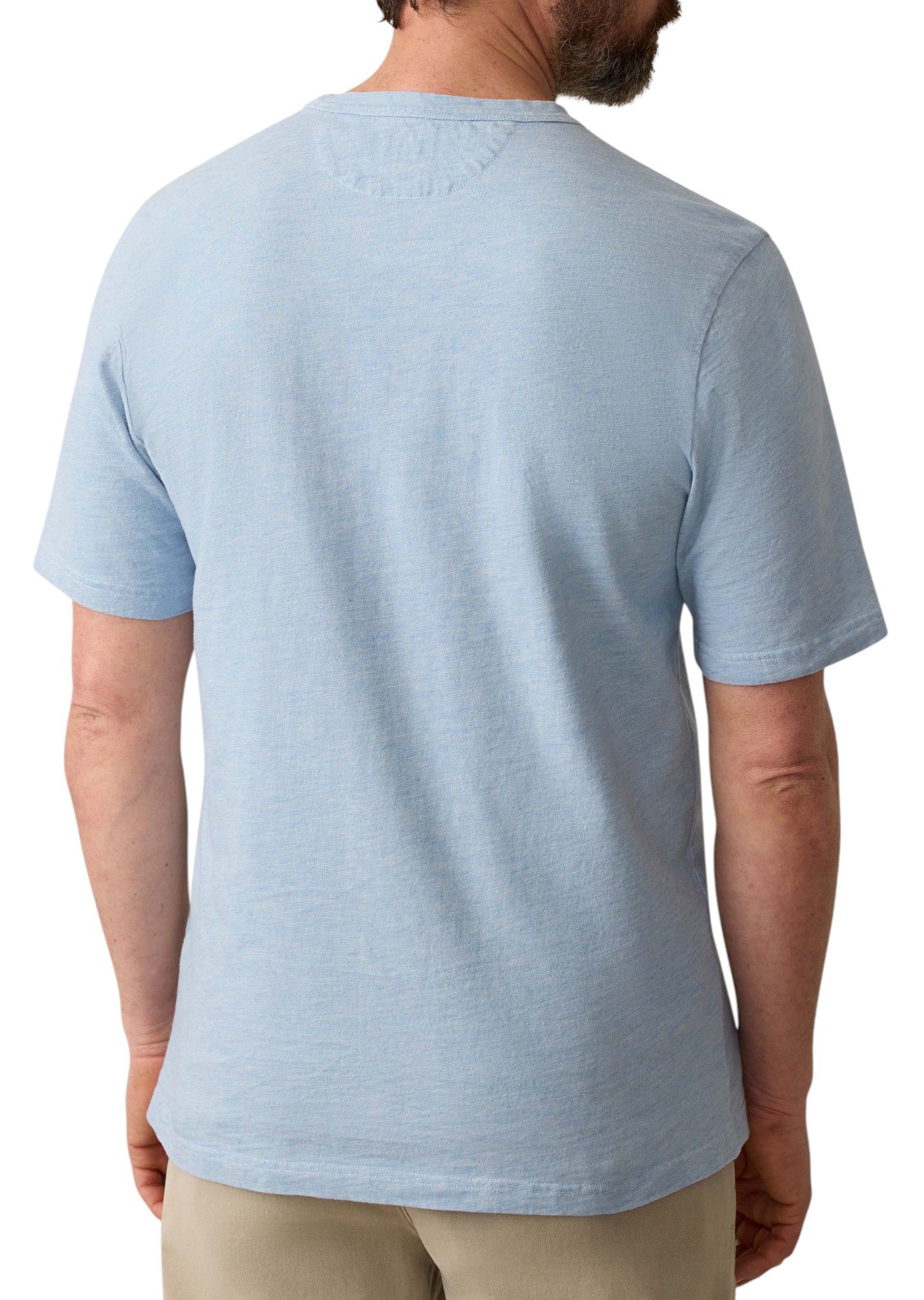 Faherty Men's Indigo Pocket Short Sleeve T-Shirt product image