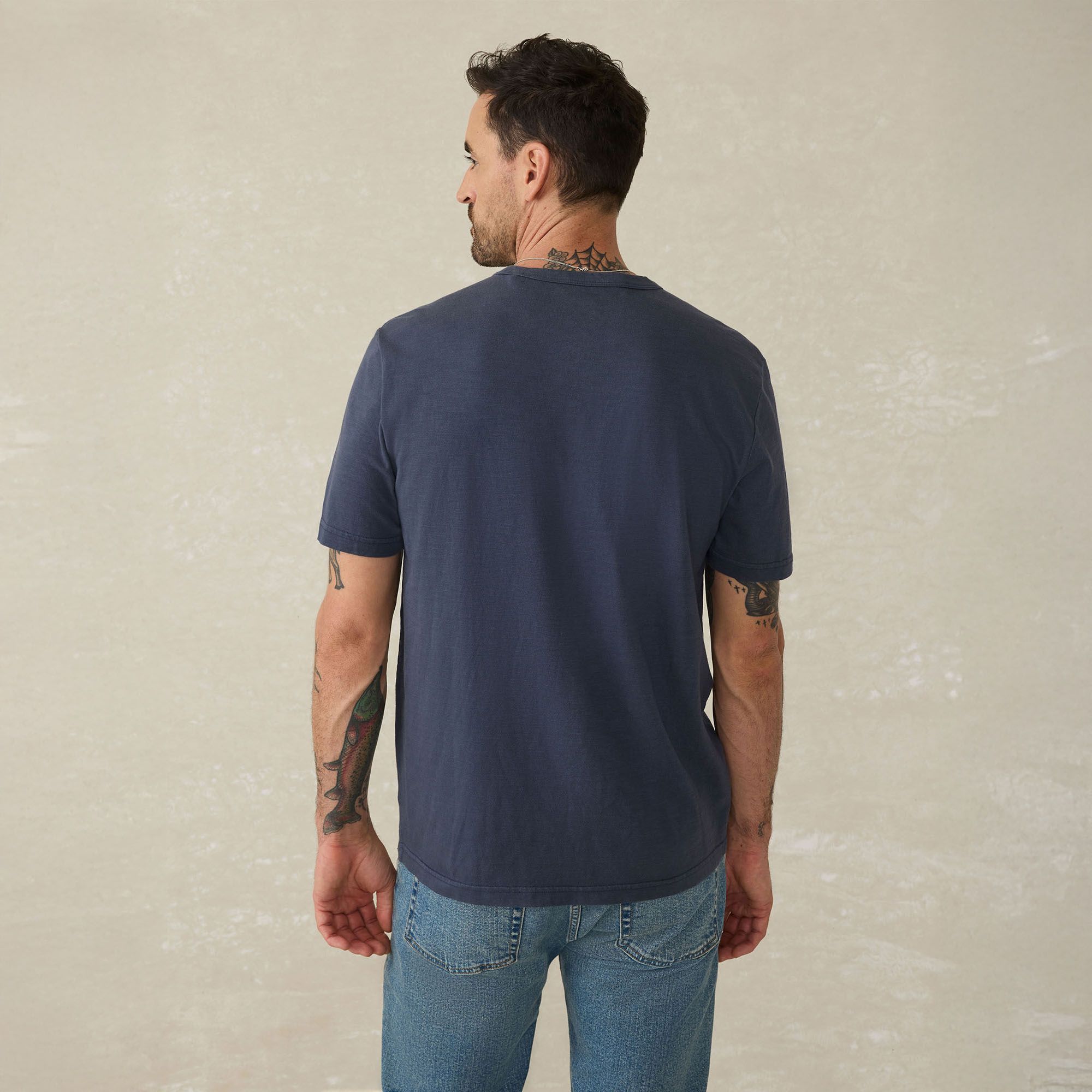 Faherty Men's Sunwashed Pocket Short Sleeve T-Shirt product image