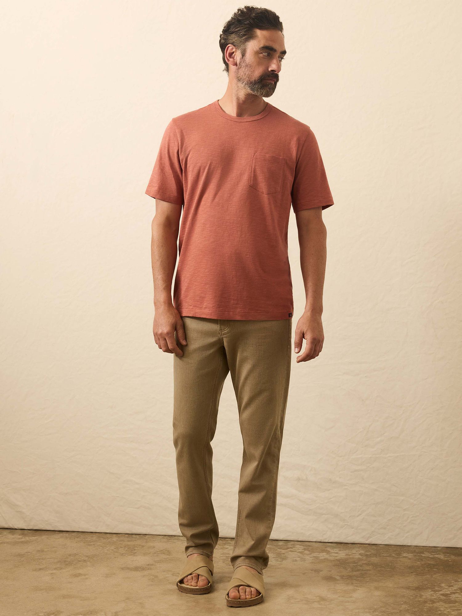 Faherty Men's Sunwashed Pocket Short Sleeve T-Shirt product image