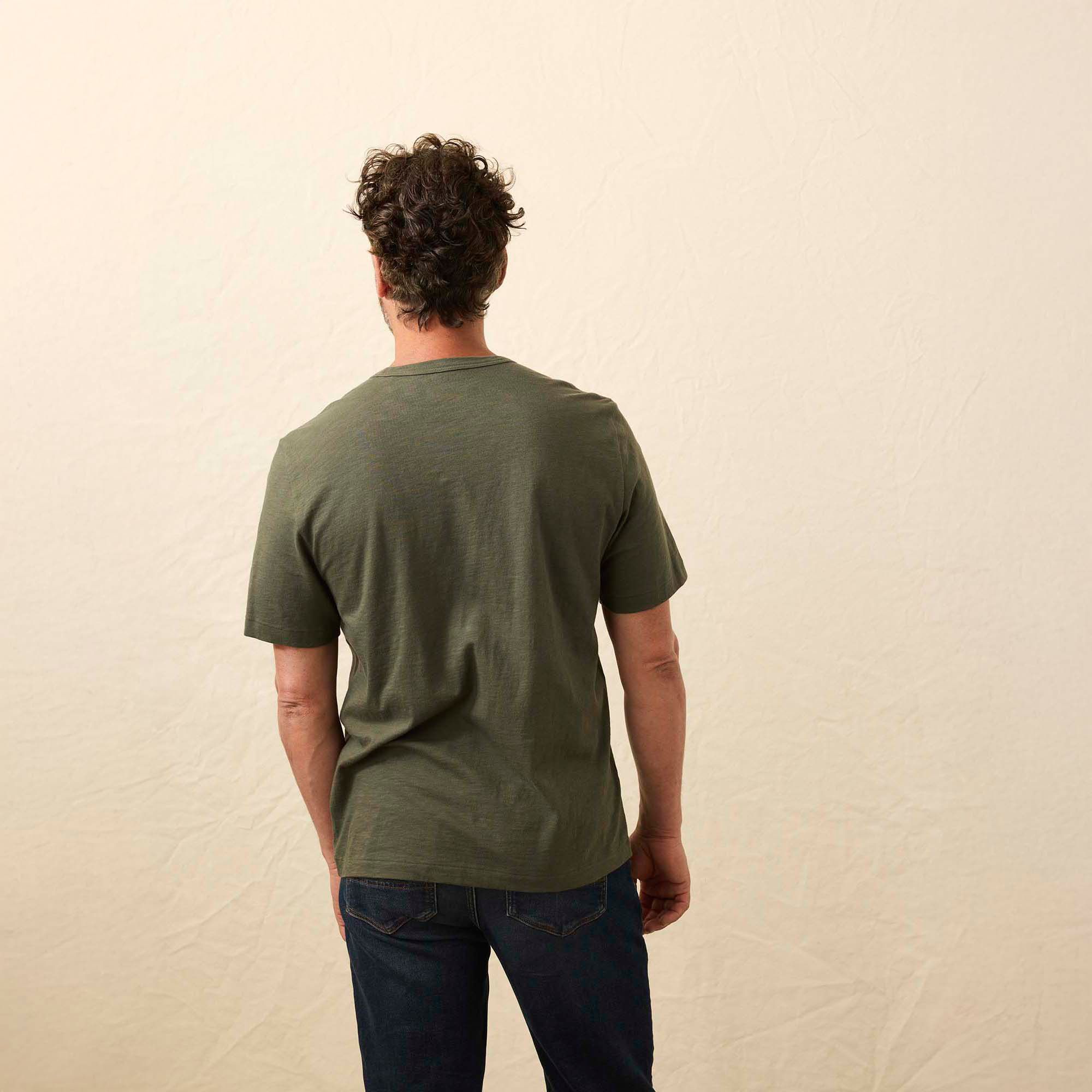 Faherty Men's Sunwashed Pocket Short Sleeve T-Shirt product image