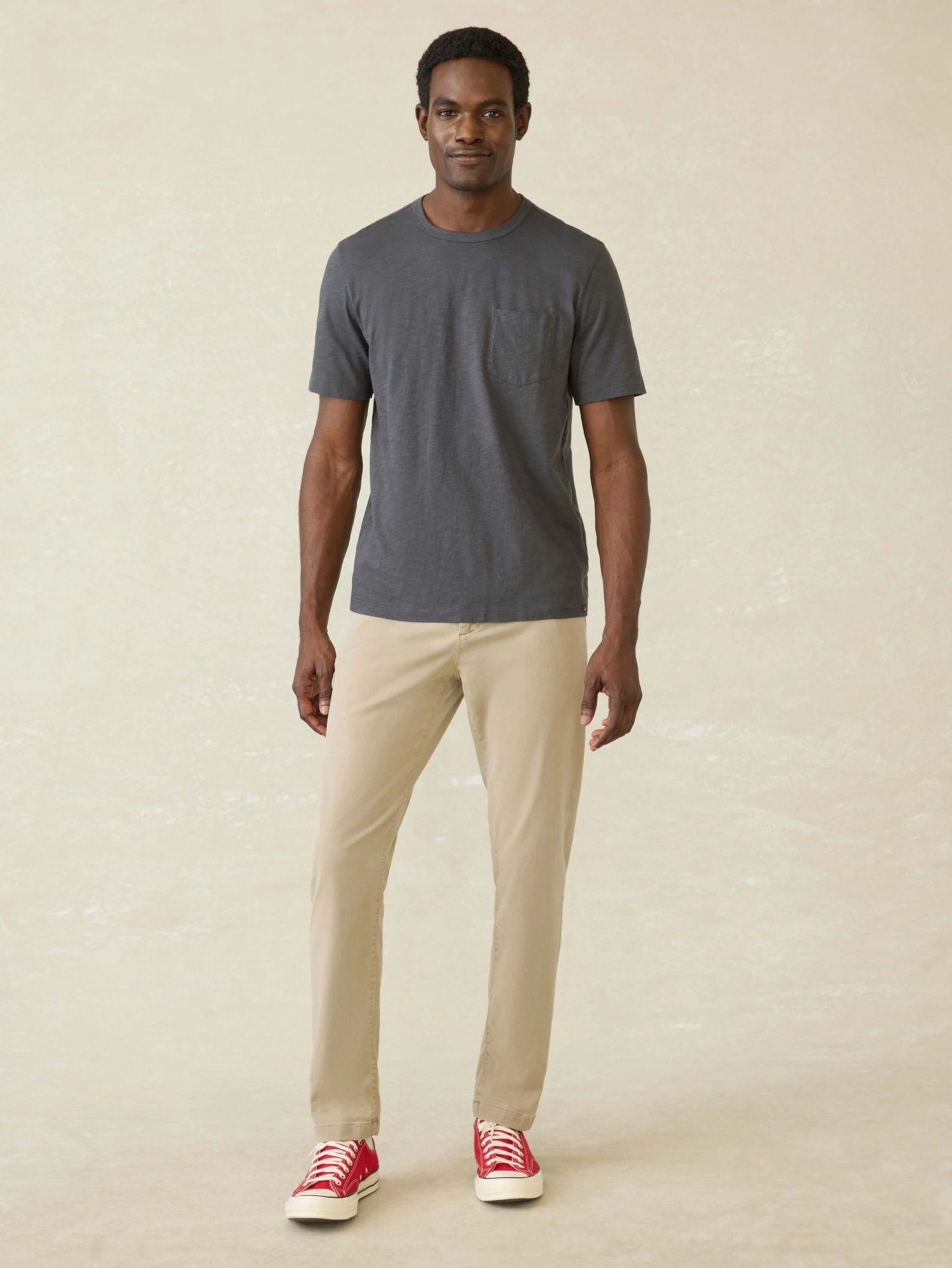 Faherty Men's Sunwashed Pocket Short Sleeve T-Shirt product image