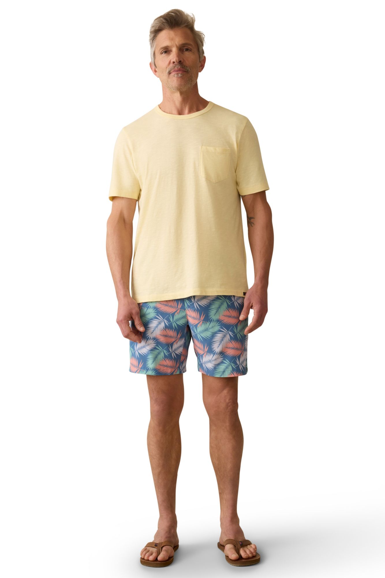 Faherty Men's Sunwashed Pocket Short Sleeve T-Shirt product image