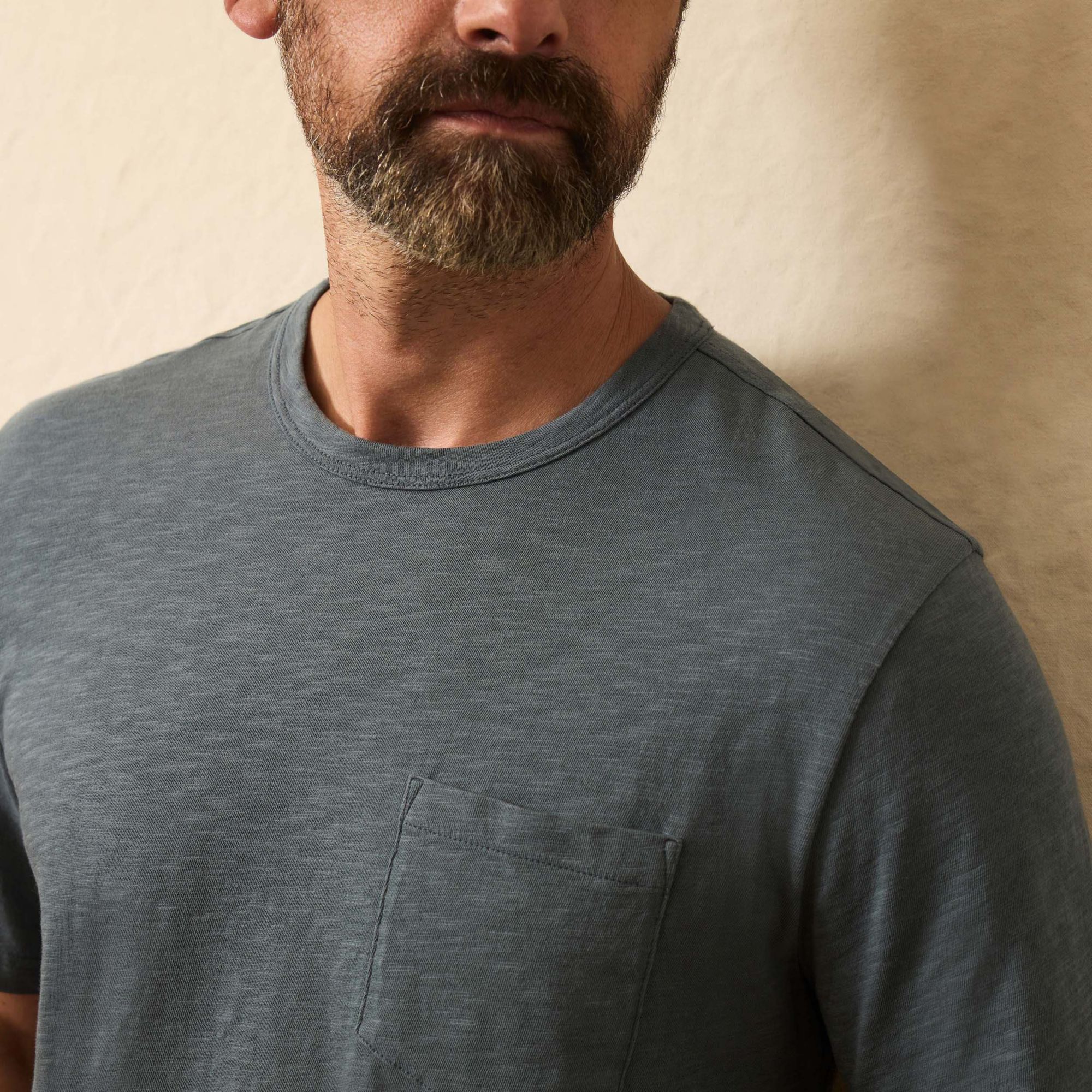 Faherty Men's Sunwashed Pocket Short Sleeve T-Shirt product image