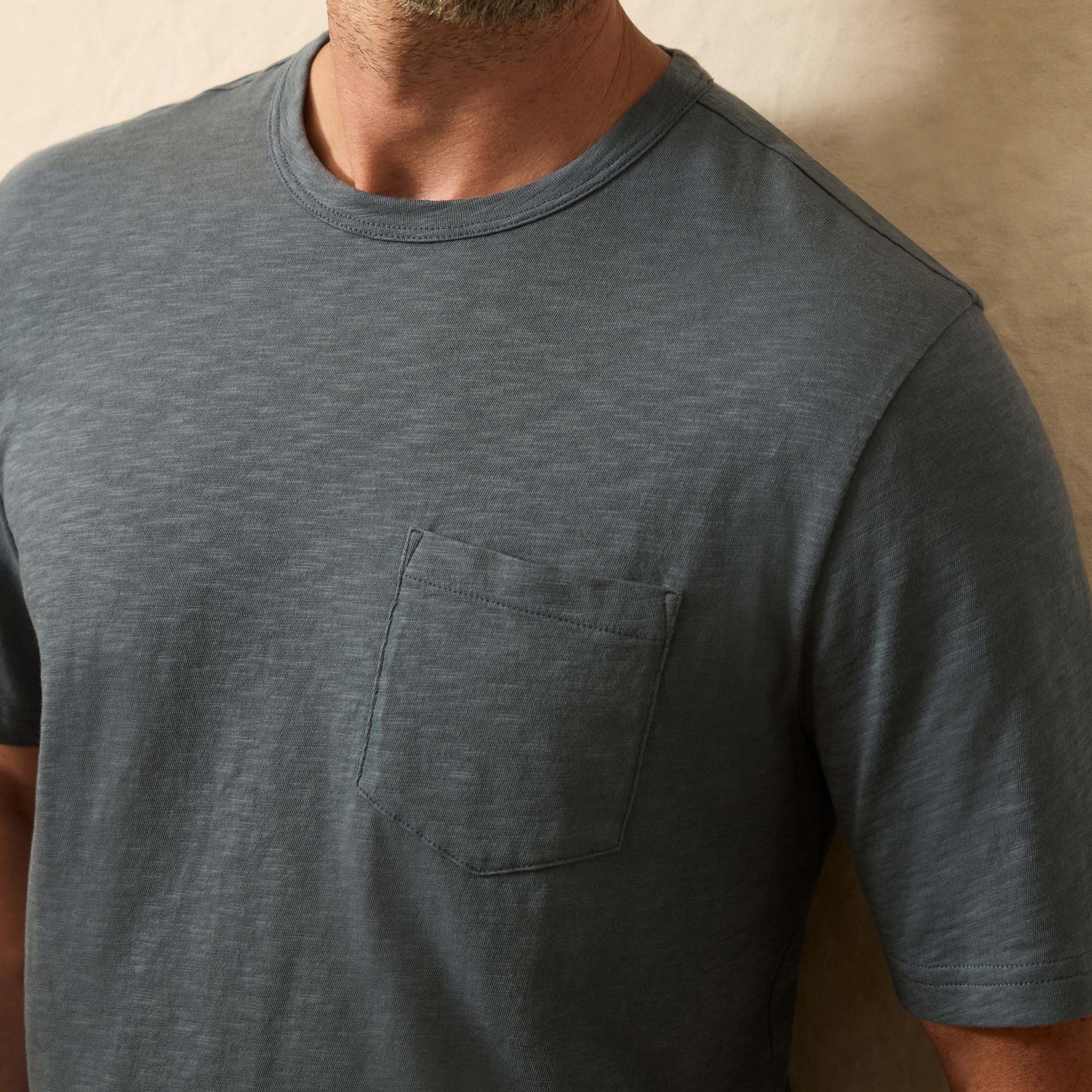 Faherty Men's Sunwashed Pocket Short Sleeve T-Shirt product image