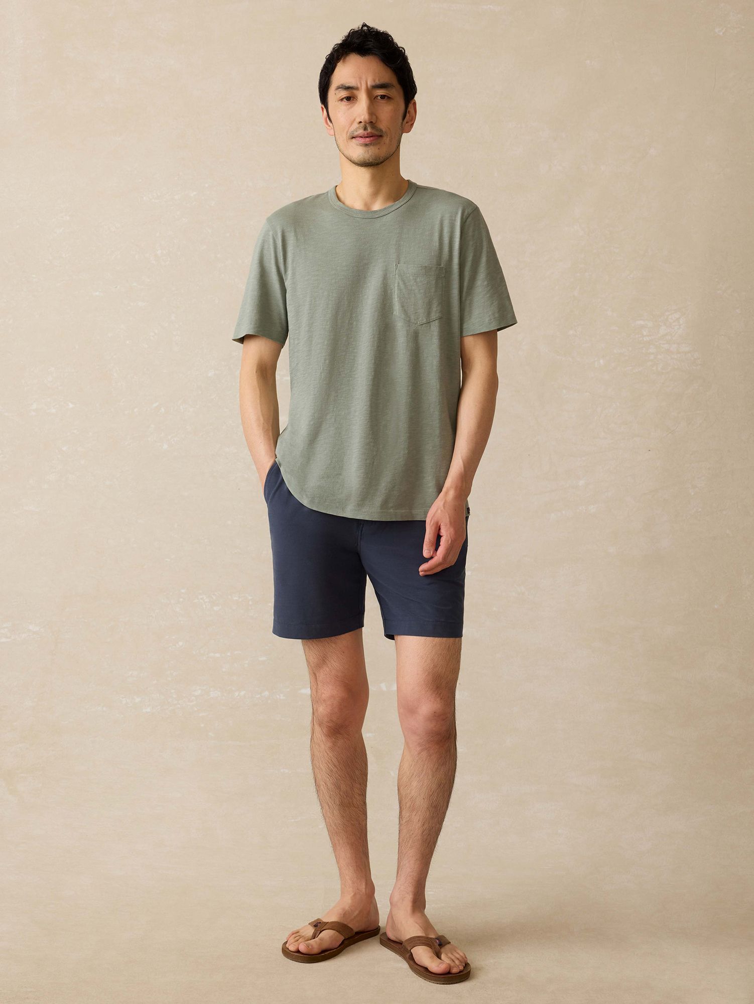 Faherty Men's Sunwashed Pocket Short Sleeve T-Shirt product image