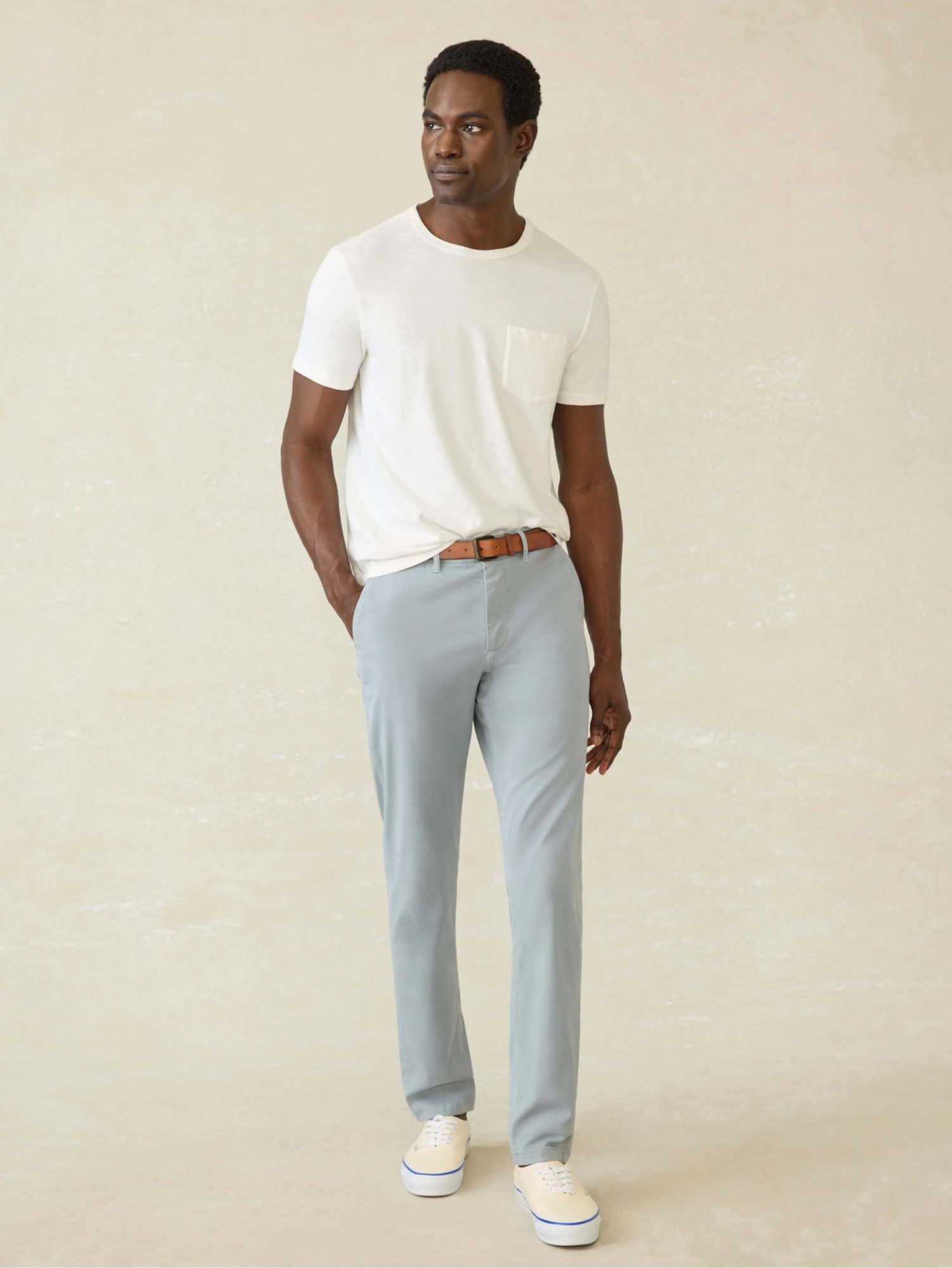 Faherty Men's Sunwashed Pocket Short Sleeve T-Shirt product image