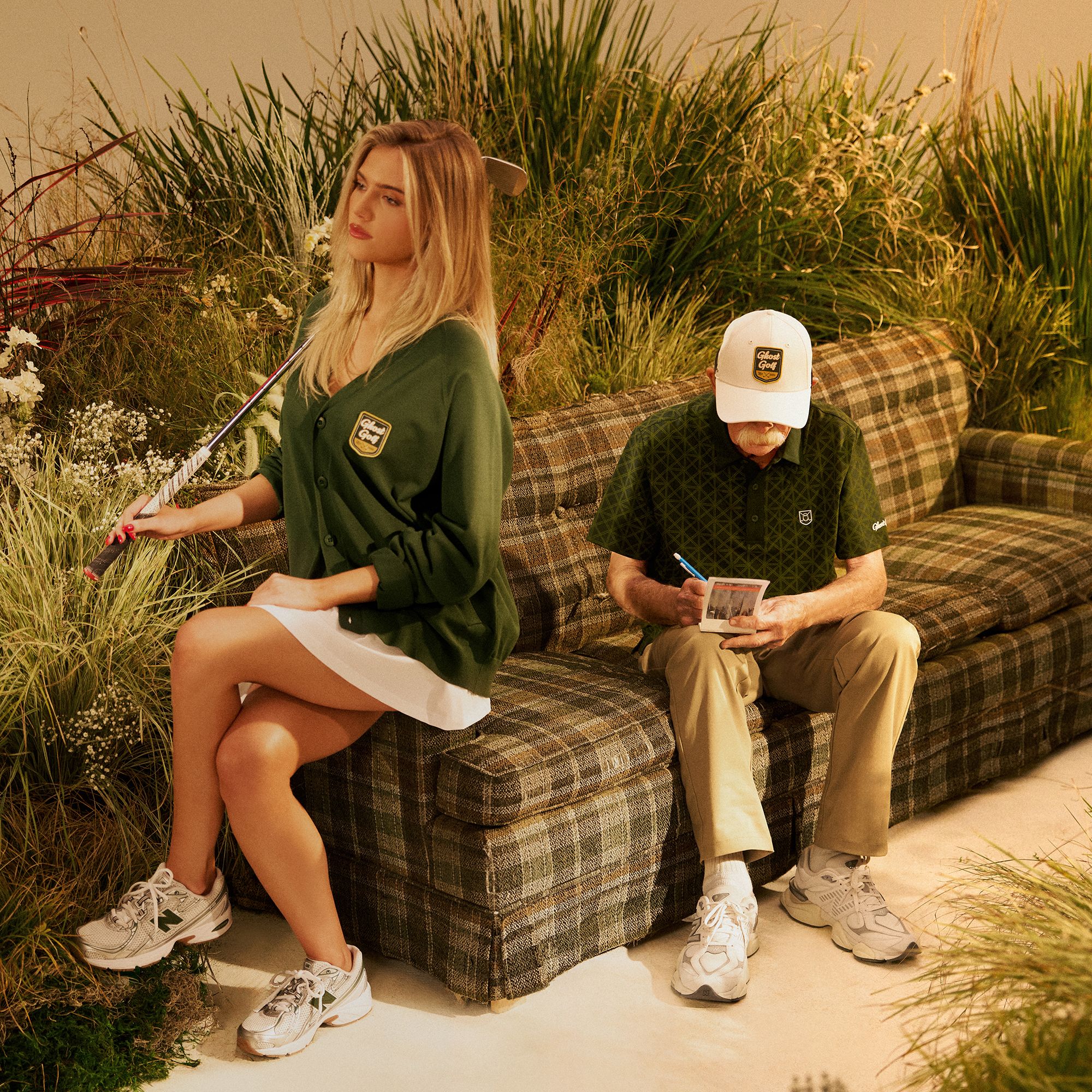 GHOST GOLF Men's Patrons Cardigan Golf Sweater product image