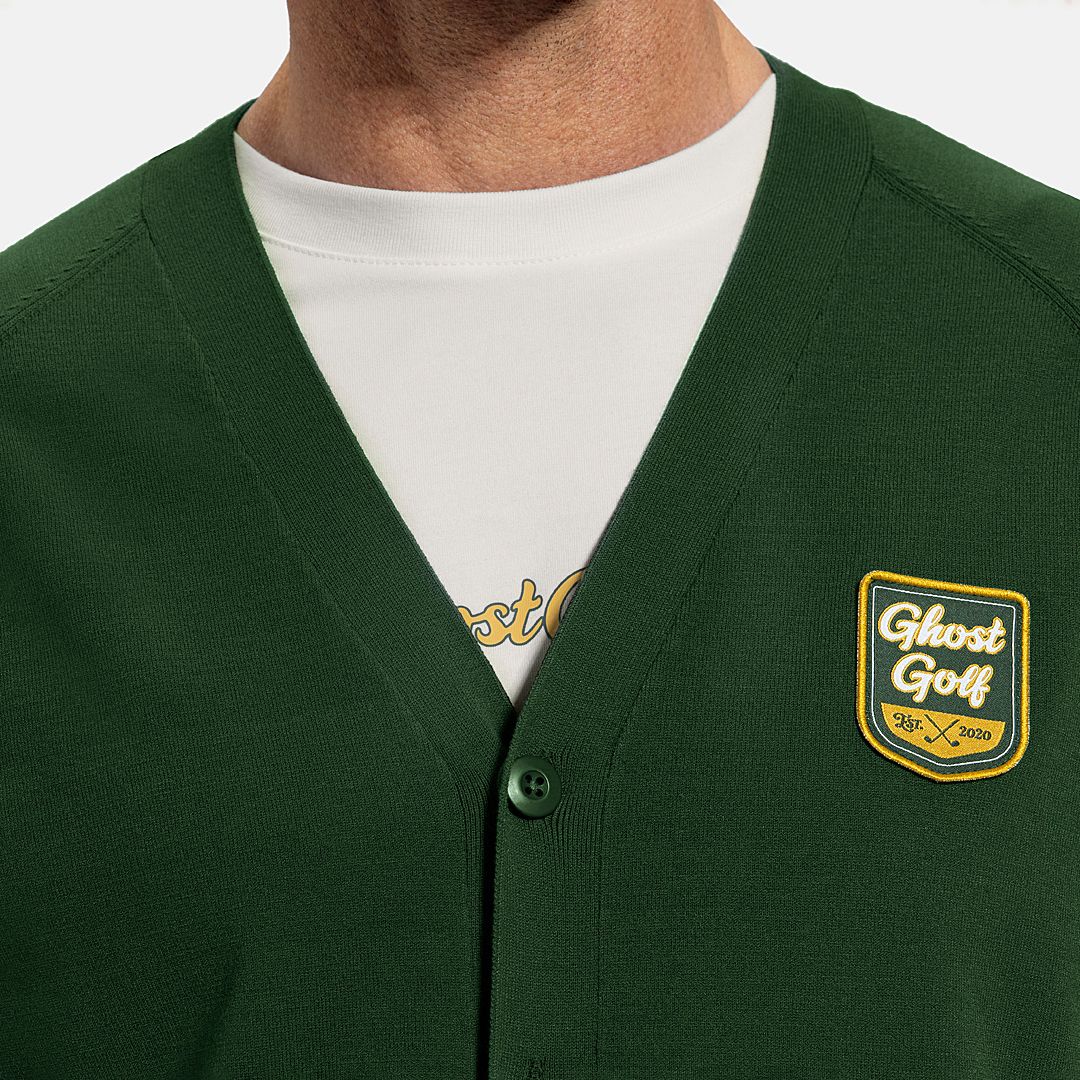 GHOST GOLF Men's Patrons Cardigan Golf Sweater product image