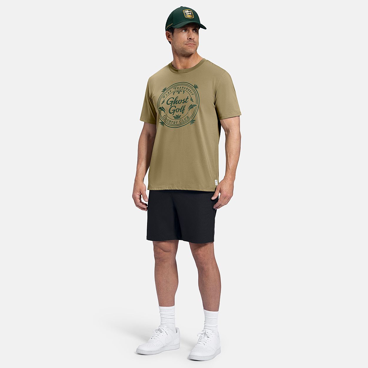 GHOST GOLF Men's Patrons Club Badge Golf T-Shirt product image