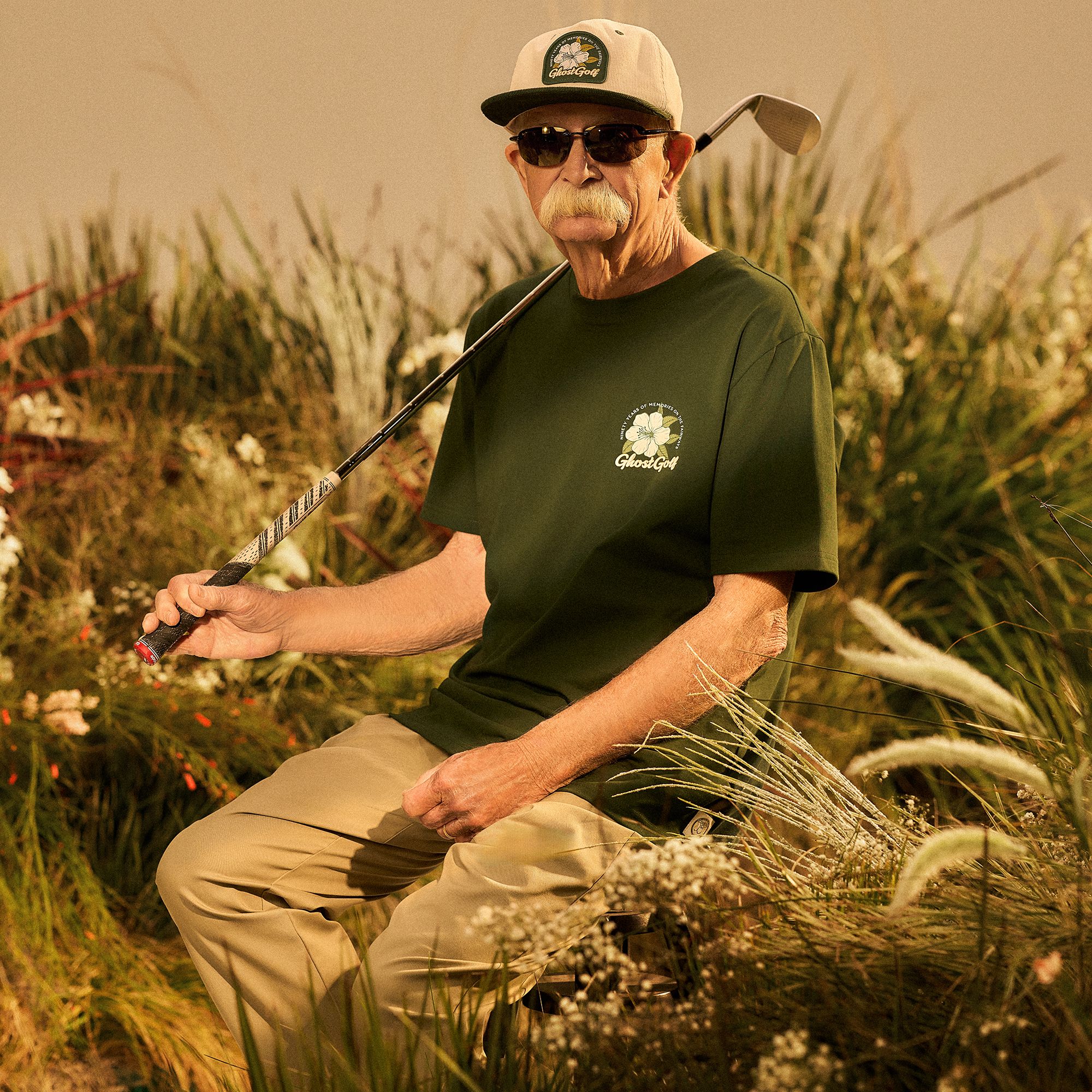 GHOST GOLF Men's Patrons Azalea Golf T-Shirt product image