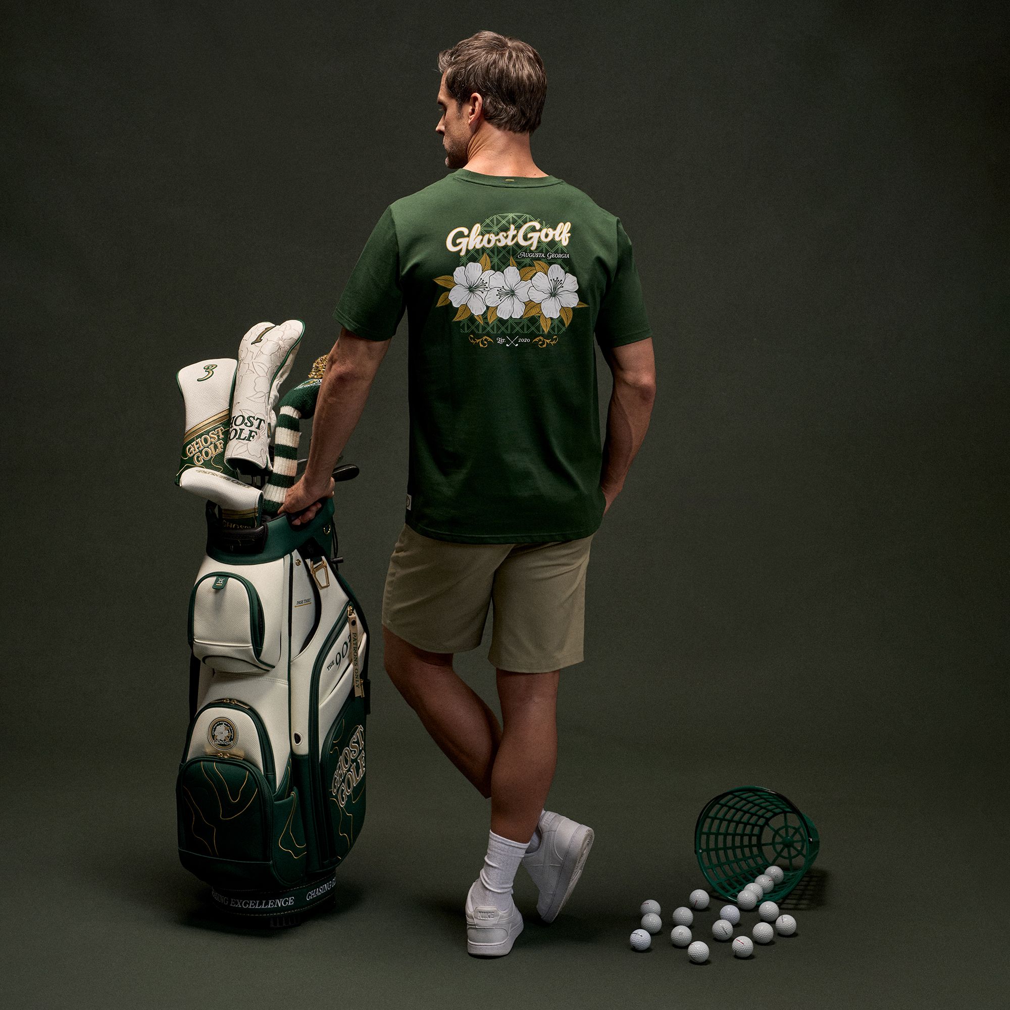 GHOST GOLF Men's Patrons Azalea Golf T-Shirt product image
