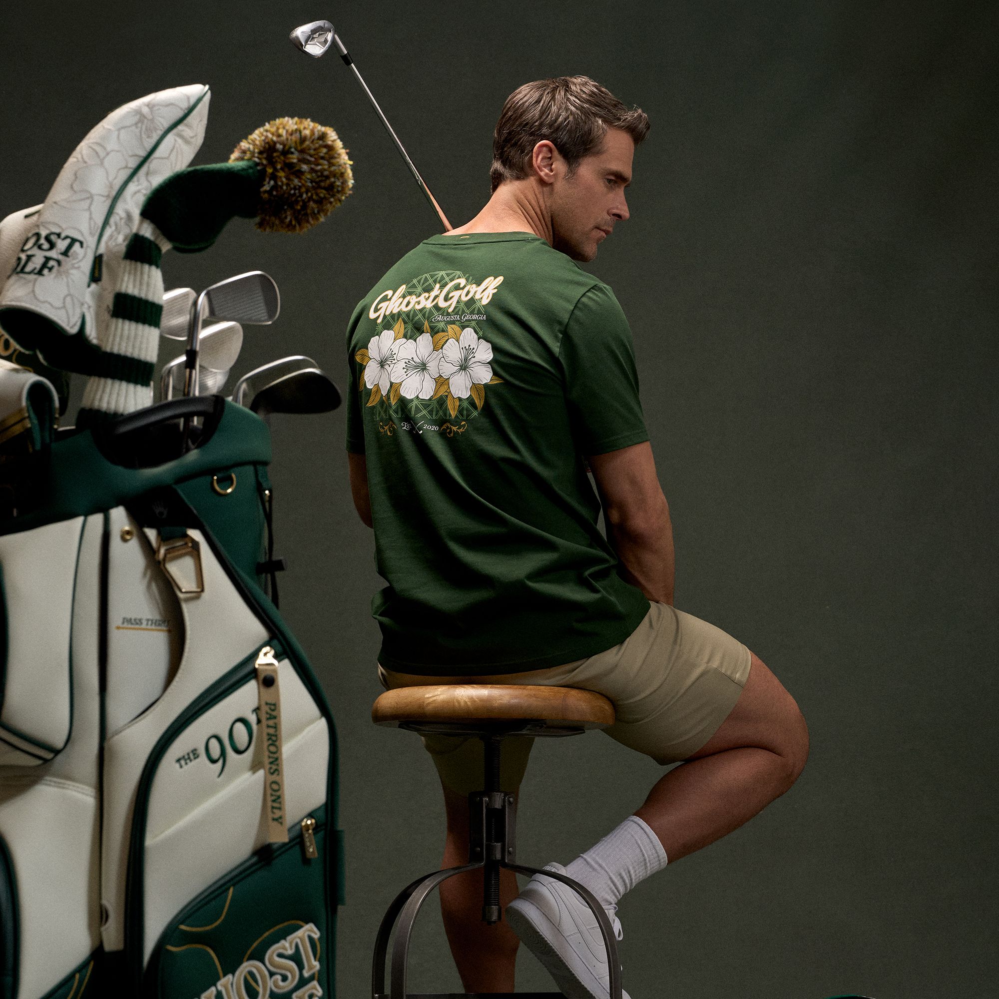 GHOST GOLF Men's Patrons Azalea Golf T-Shirt product image