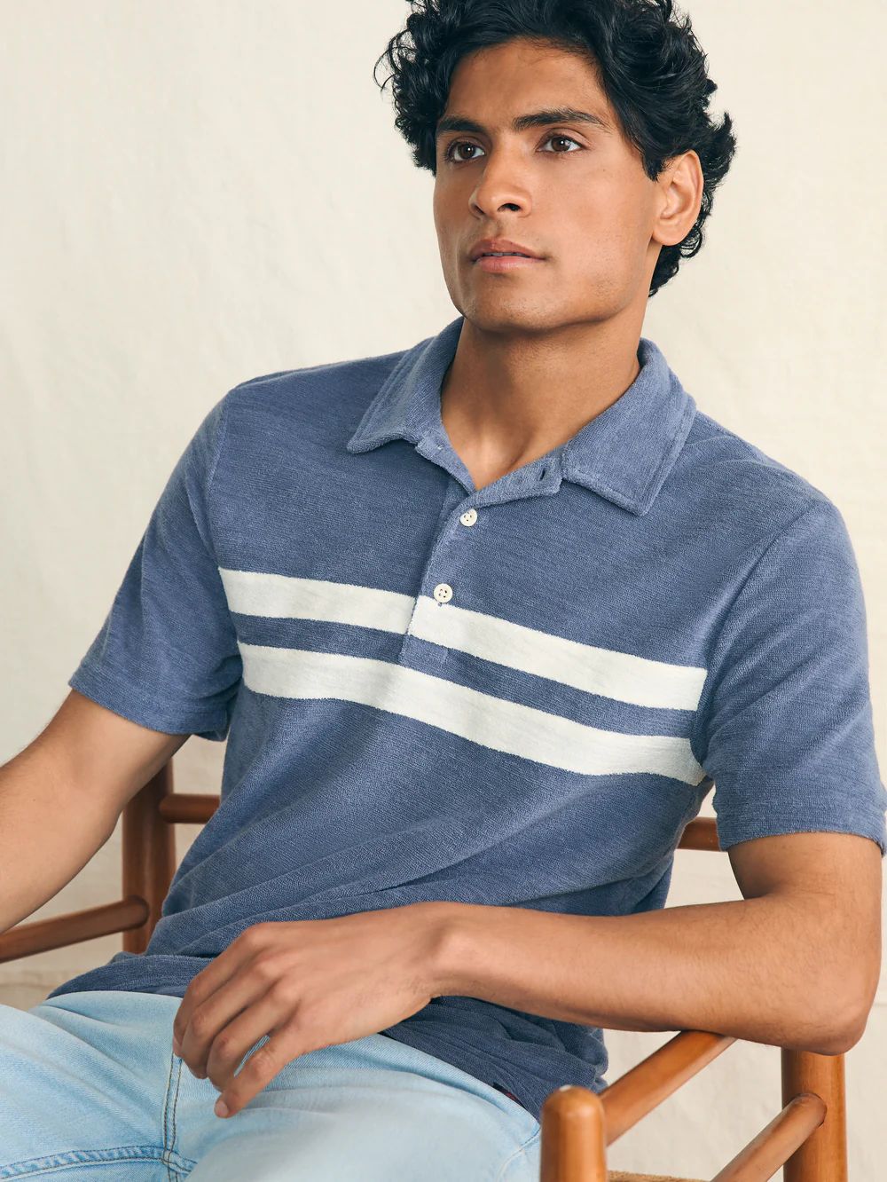 Faherty Cabana Towel Terry Polo product image